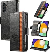 Vista 259 de Funda para Honor X7, Funda para Honor Play 30+ Plus Funda de piel sintética con ranuras para tarjetas Funda con soporte abatible Rojo