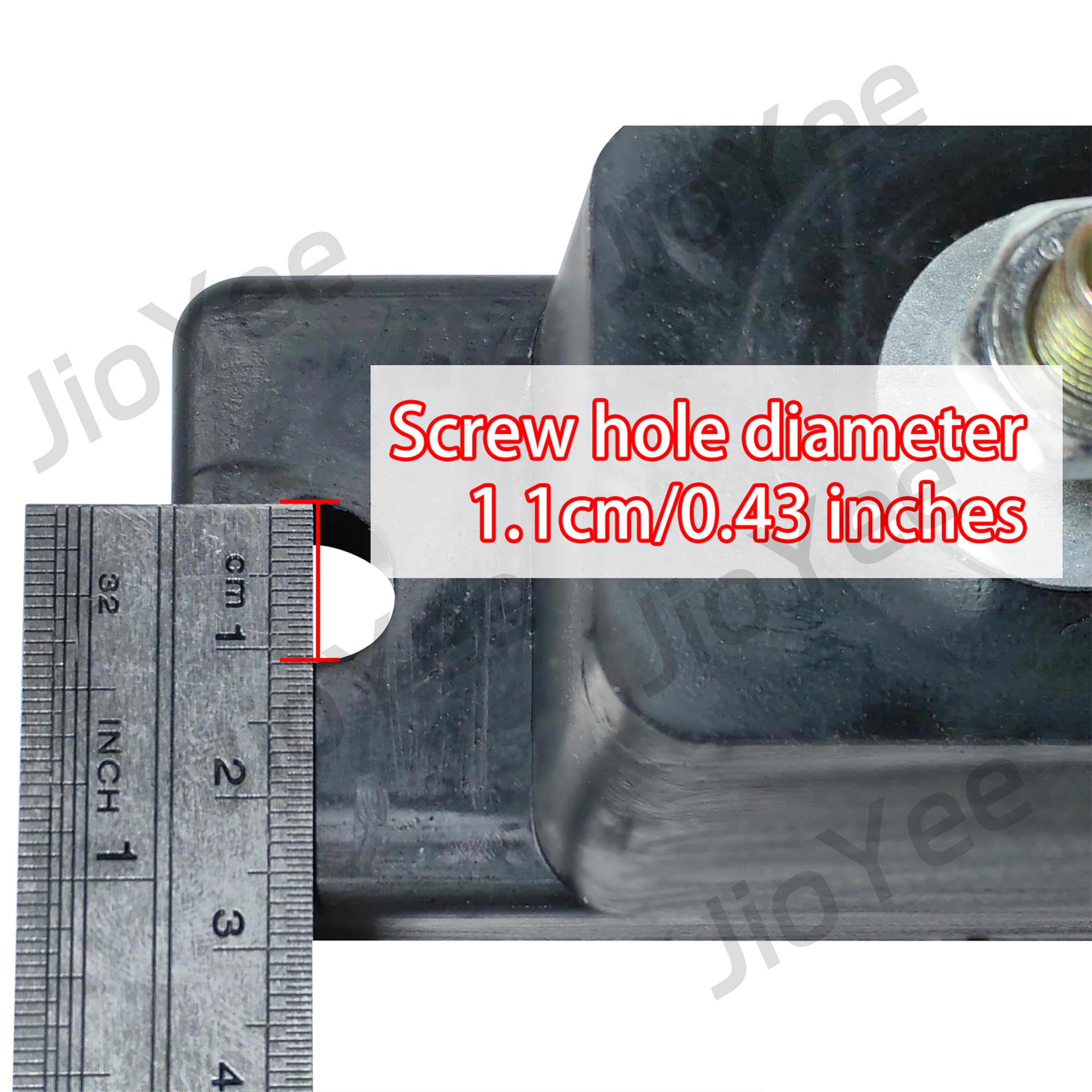 Soporte para compresor de aire acondicionado, a prueba de golpes, antivibración, almohadillas de amortiguación de vibración, almohadilla de goma negra, paquete de 4