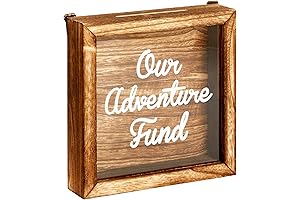 Juvale Our Adventure Honeymoon Savings Piggy Bank for Couples