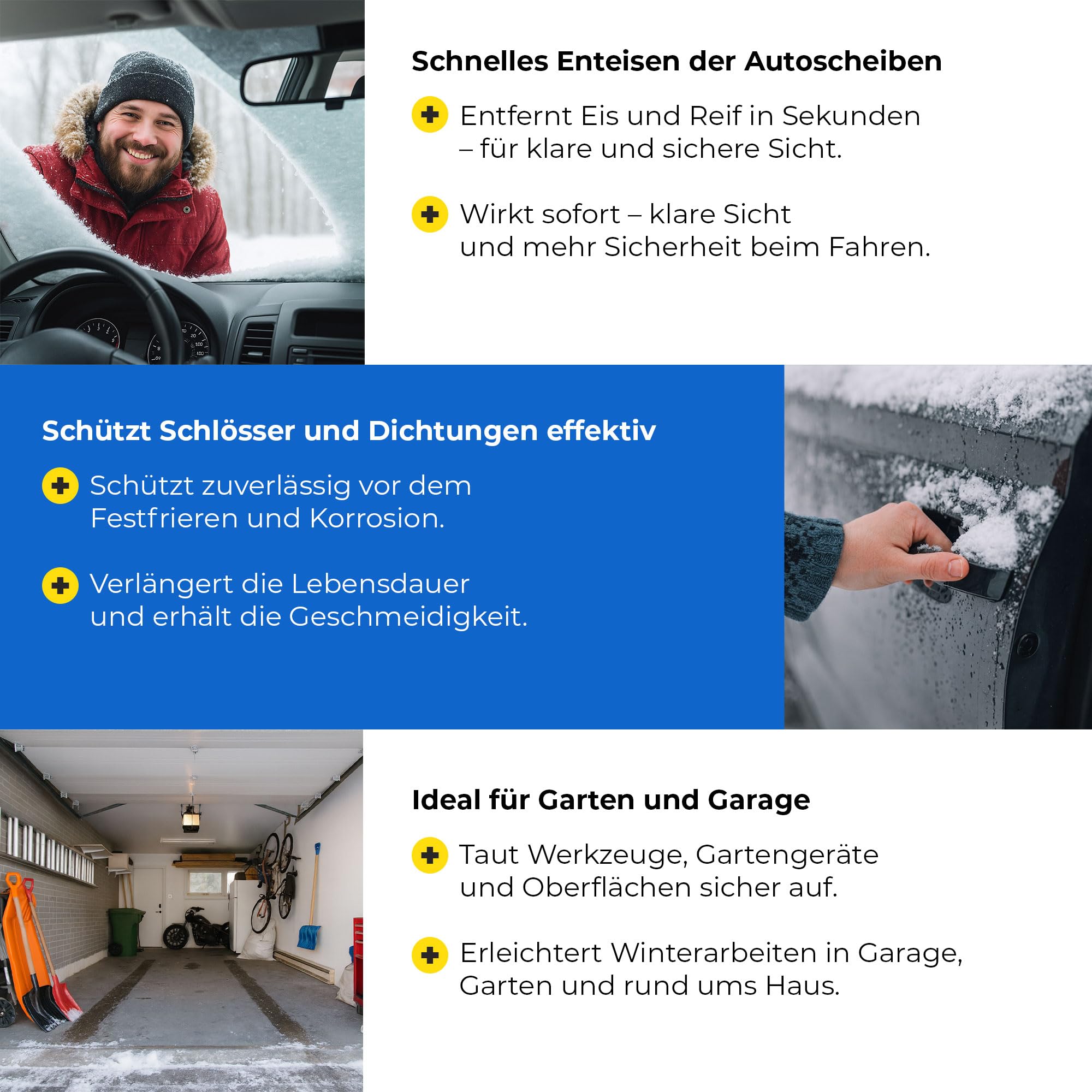 44 x 5L Scheibenenteiser Auto bis –40 °C – Enteiser für Autoscheiben, Türen & Schlösser – Entfernt EIS & Reif in Sekunden – Lack- & Dichtungsschonend – Made in EU