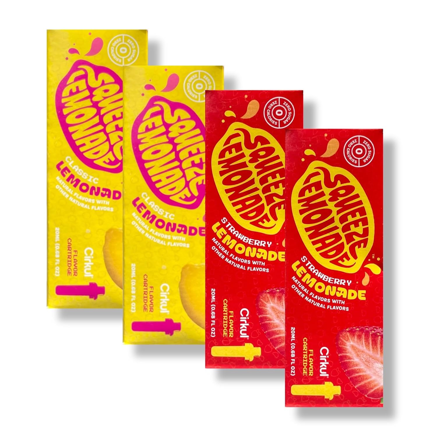 Cirkul Squeeze Lemonade Flavor Cartridges Four Cartridge