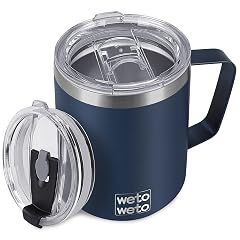 WETOWETO 14 oz Coffee Mug Vacuum Insulated Camping Mug with Lid Double Wall Stainless Steel Travel Tumbler Cup