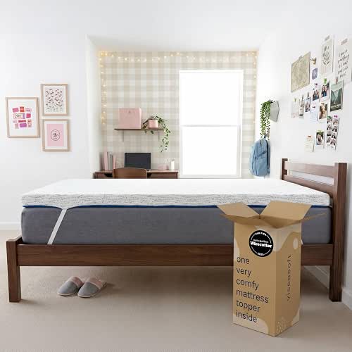 ViscoSoft 3 Inch Memory Foam Mattress Topper Twin XL -