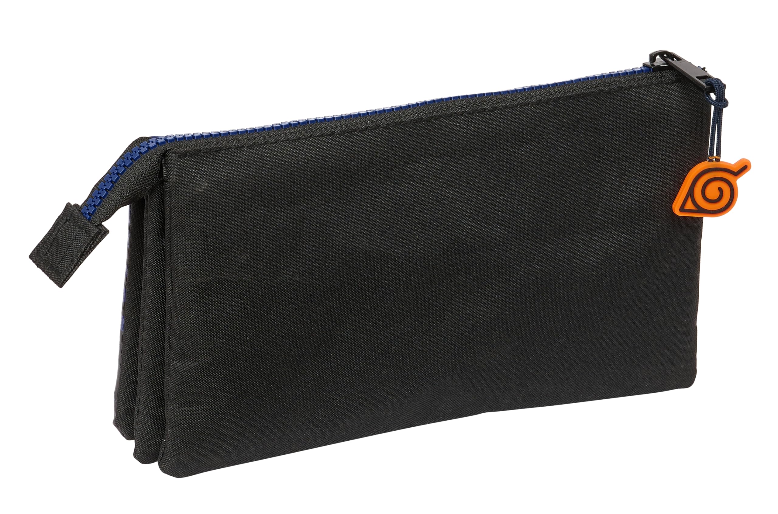 Safta Naruto Ninja, Triple Pencil Case, Children's Pencil Case, Ideal for School-Aged Children, Comfortable and Versatile - Image 2
