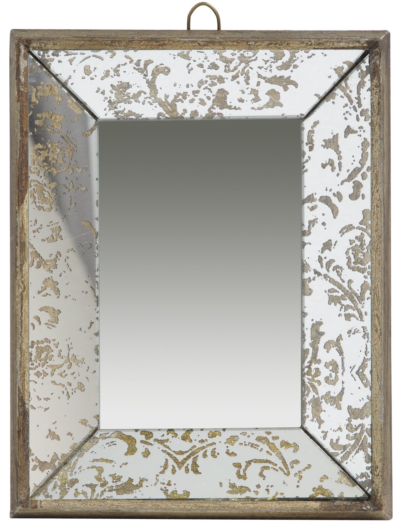A&B Home, 12 by 9.5-Inch Antique Style Frameless Wall Mirror Tray