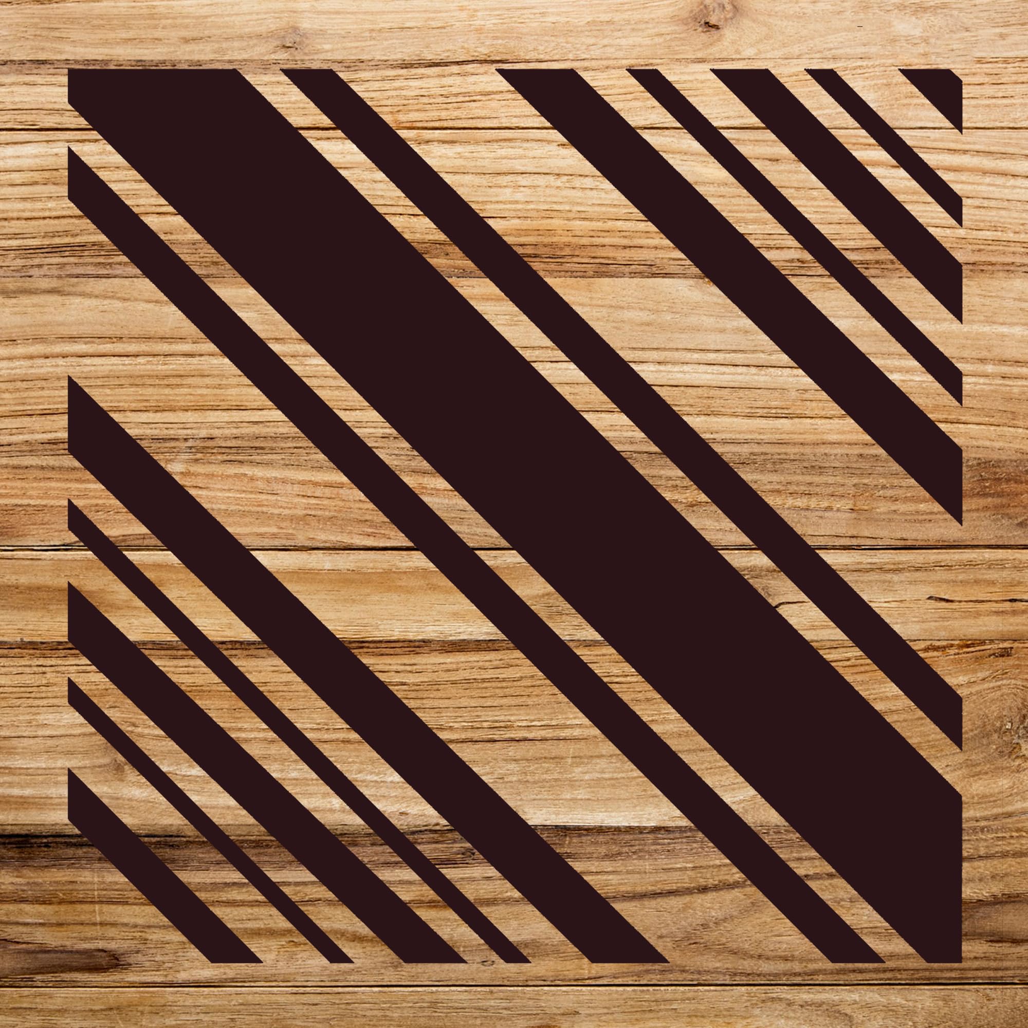 Fall Plaid Stencil Pattern for Home Decor and Crafts, Reusable Mylar Template, Ideal for Walls, Wood, and Seasonal Projects - Size A4 (8.5