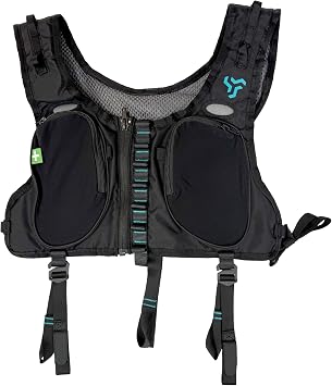 Notch Chester DLX Multi-Function Chest Harness for Tending Rope in SRS and Storing Items, Breathable Airmesh Fabric, 7 Center Daisy Chain Loops, Compatible with most 1.5L Hydration Reservoirs 99714