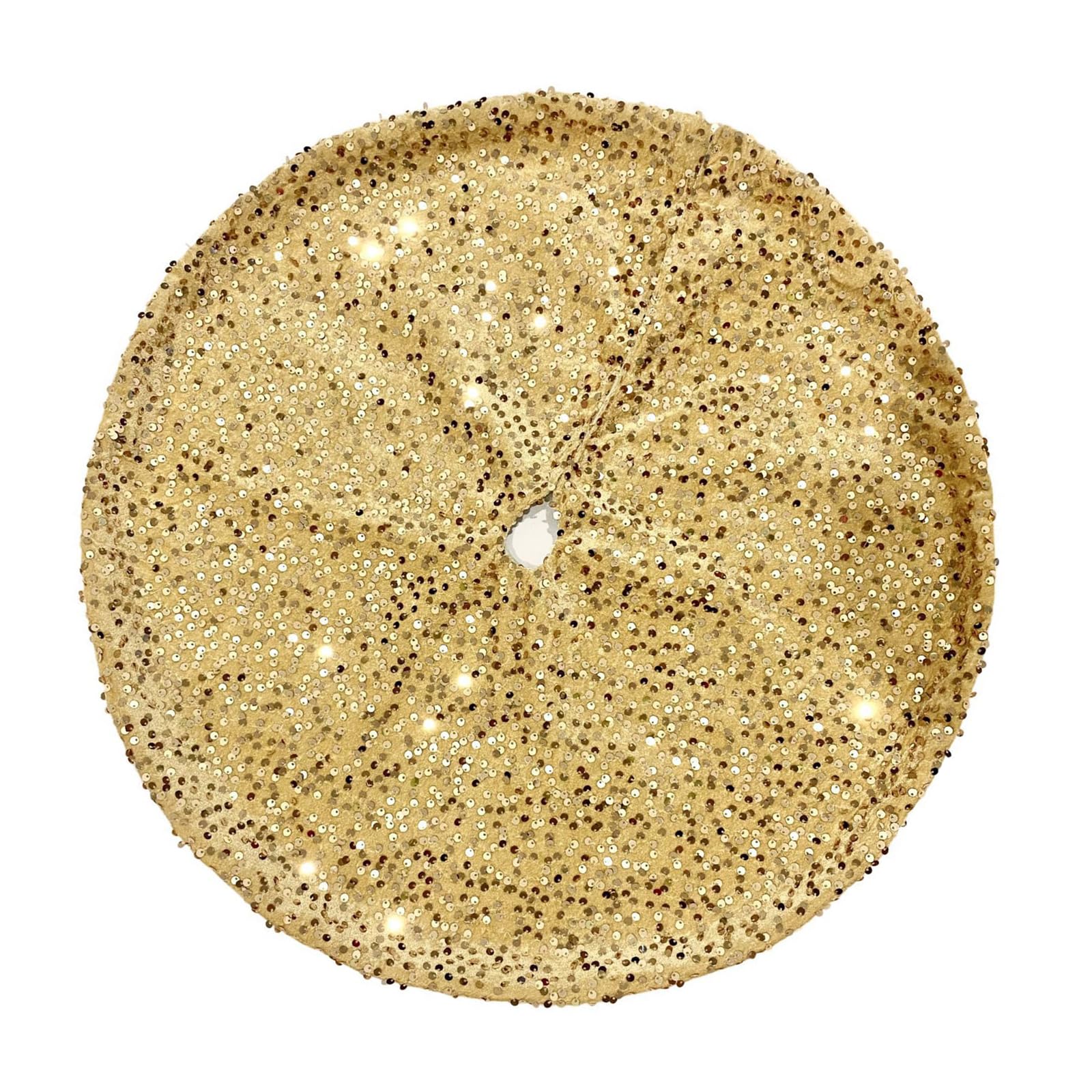 Yhplxyuus Colorful Sequins Tree Skirt for Sophisticated Touch Shimmering Christmas Tree Base Covers Party Accessories Round Skirt Covers