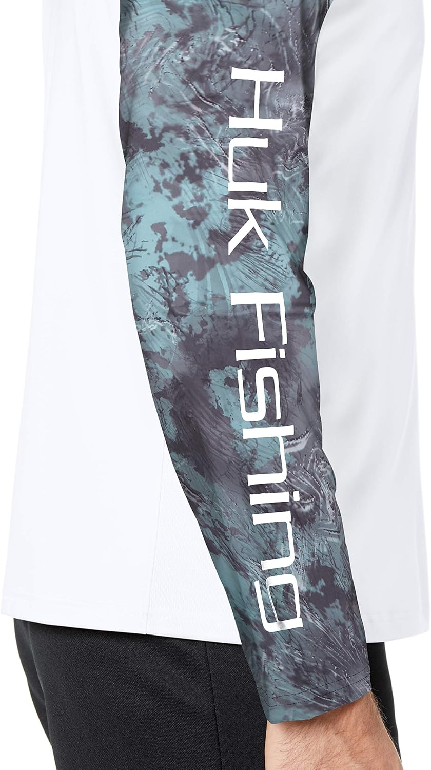 HUK Men's Double Header Long Sleeve | Sun Protecting Fishing Shirt - Image 3