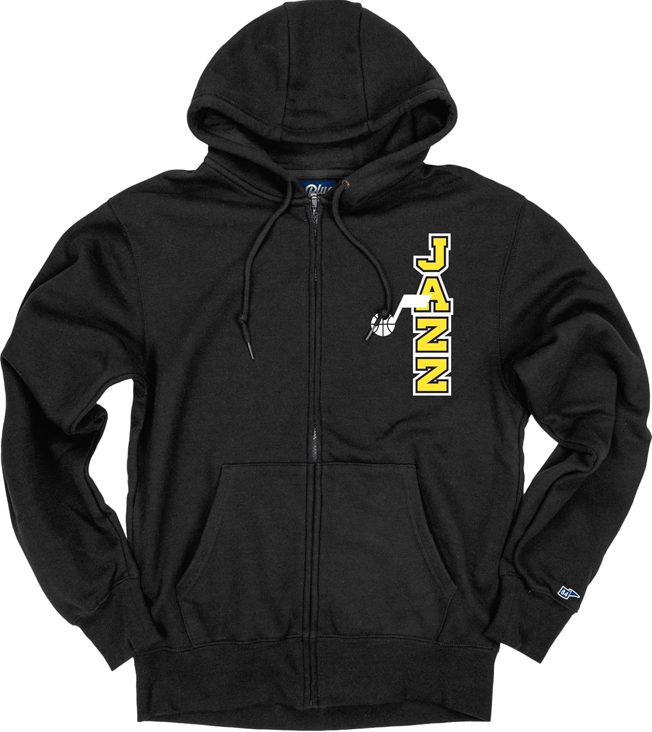 Blue 84 NBA 公式ライセンスフルジップフード付きスウェットシャツ刺繍アイコン 裏起毛刺繍フルジップ【 Blue 84 NBA 公式ライセンスフルジップフード付きスウェットシャツ刺繍アイコン