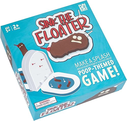 Boxer Gifts Sink The Floater - Juego para niños  Puedes hundir el apesto  Divertidos juegos de mesa familiares para niños y adultos  Divertido