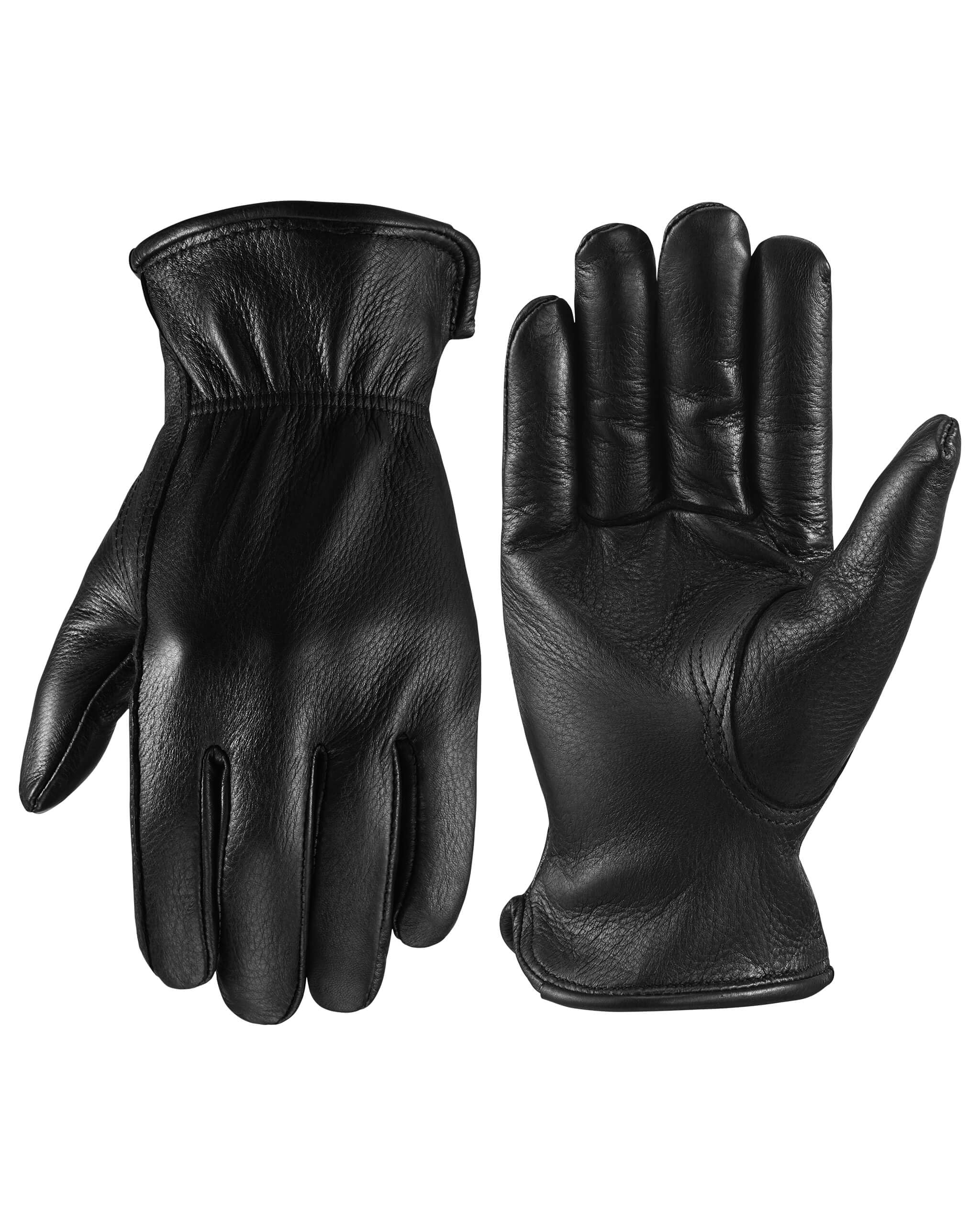 Amazon.com: OZERO Leather Garden Gloves: Soft Breathable Mens