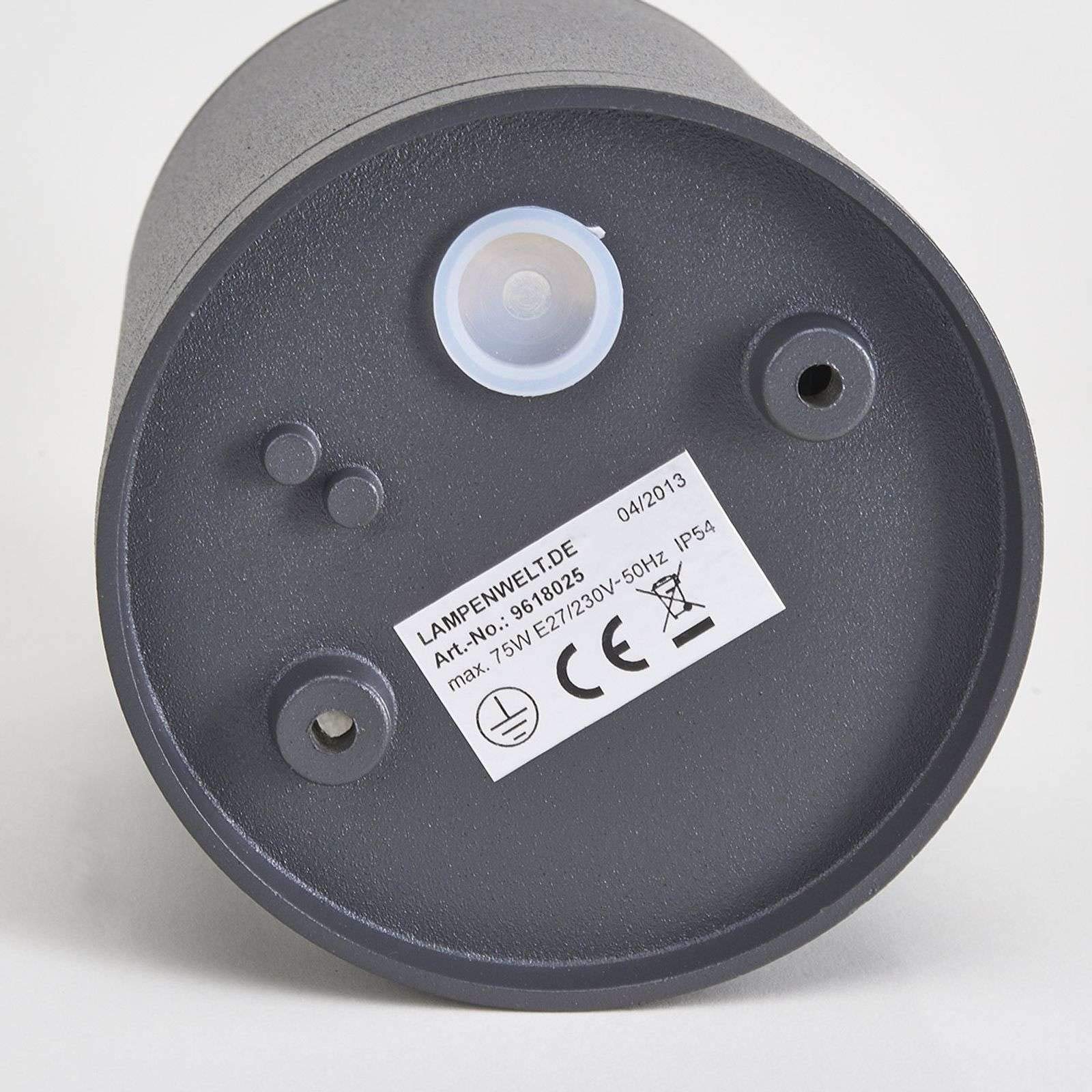 Lucande Plafonnier Minna Noir Aluminium E27 Saillie Lampe Plafond