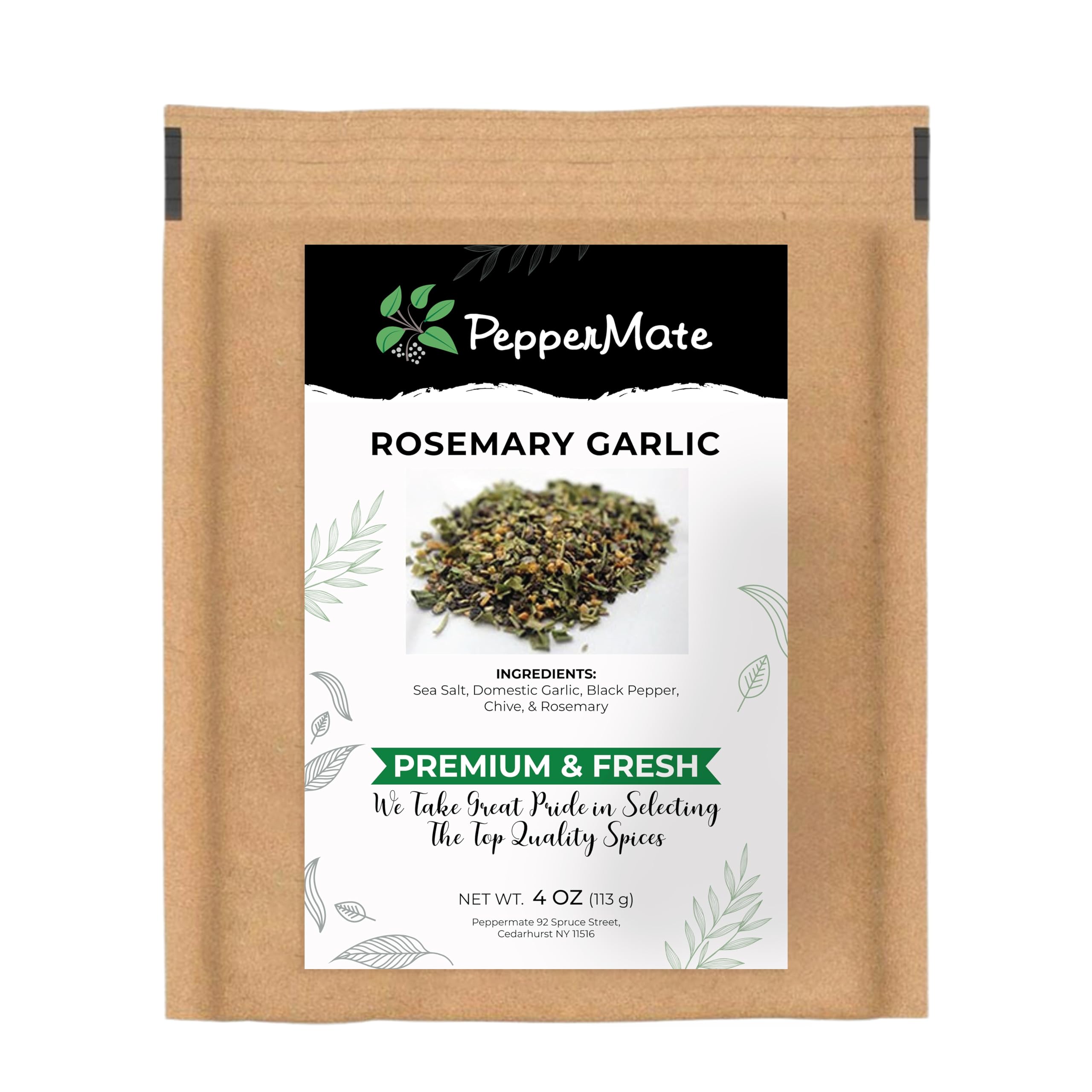 Grindable Rosemary Garlic Specialty Blend- 4 OZ