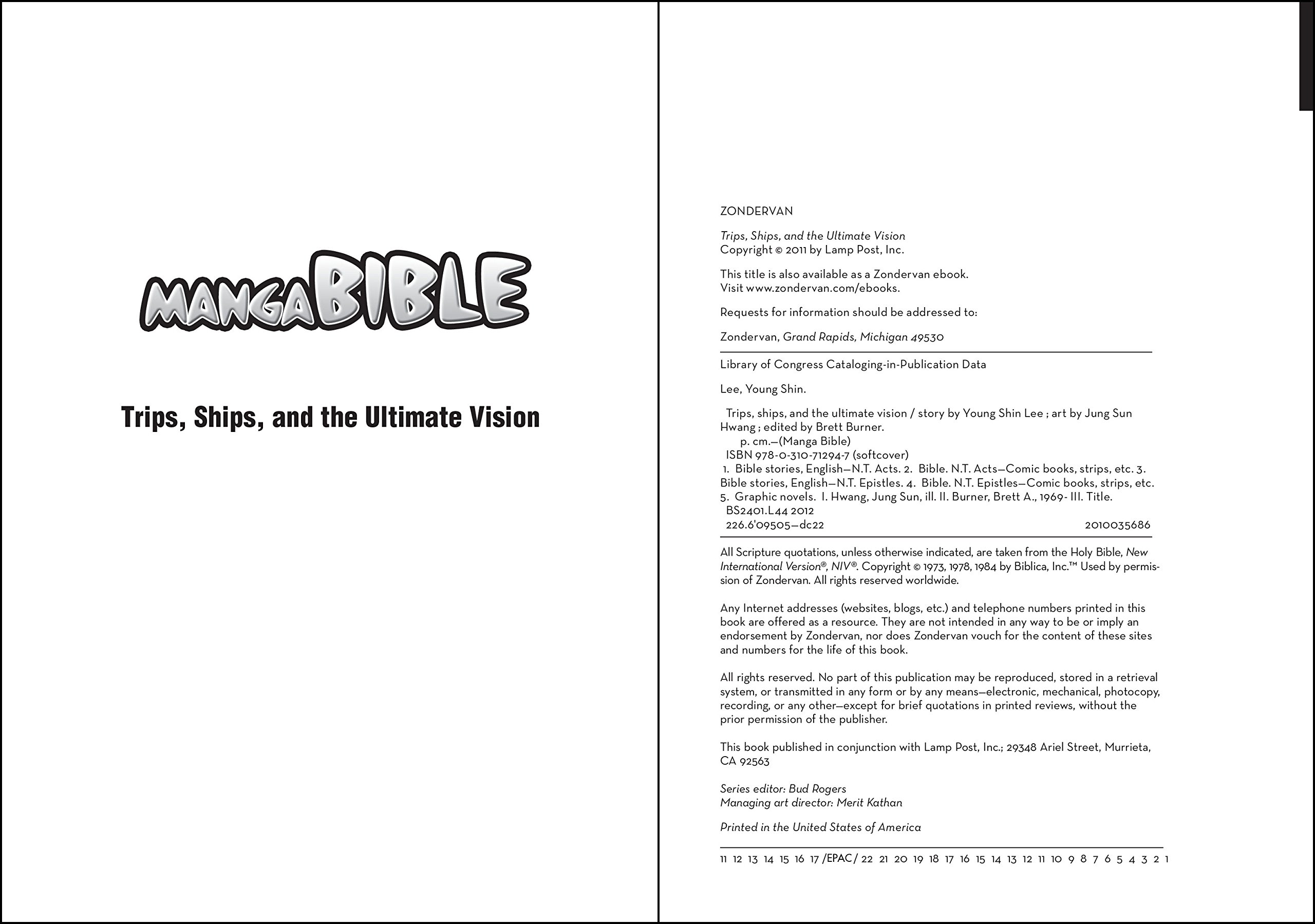 Trips, Ships, and the Ultimate Vision: Acts, Part 2- Revelation (Manga Bible)