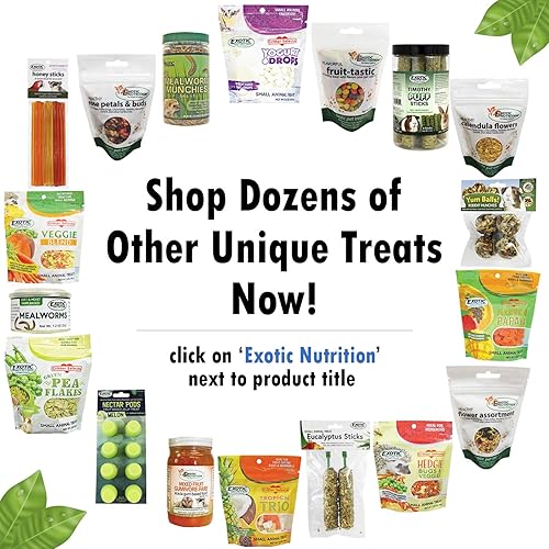 Miniatura 7 de Cápsulas de néctar (paquete de 4 variedades)  Golosinas de frutas fortificadas con calcio  Planeadores de azúcar, titíes, ardillas, loros, cacatúas,