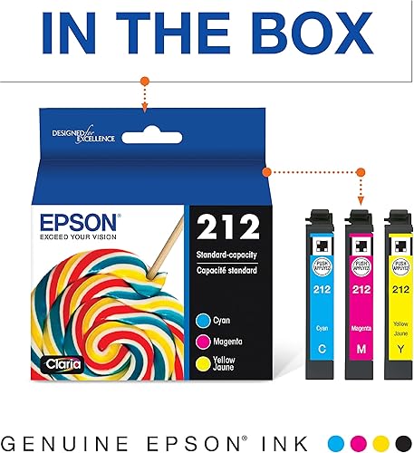 Miniatura 8 de Epson T212 Claria - Tinta de capacidad estándar negra dual y T212 Claria - Capacidad estándar de tinta negra - Cartucho (T212120-S) para impresoras