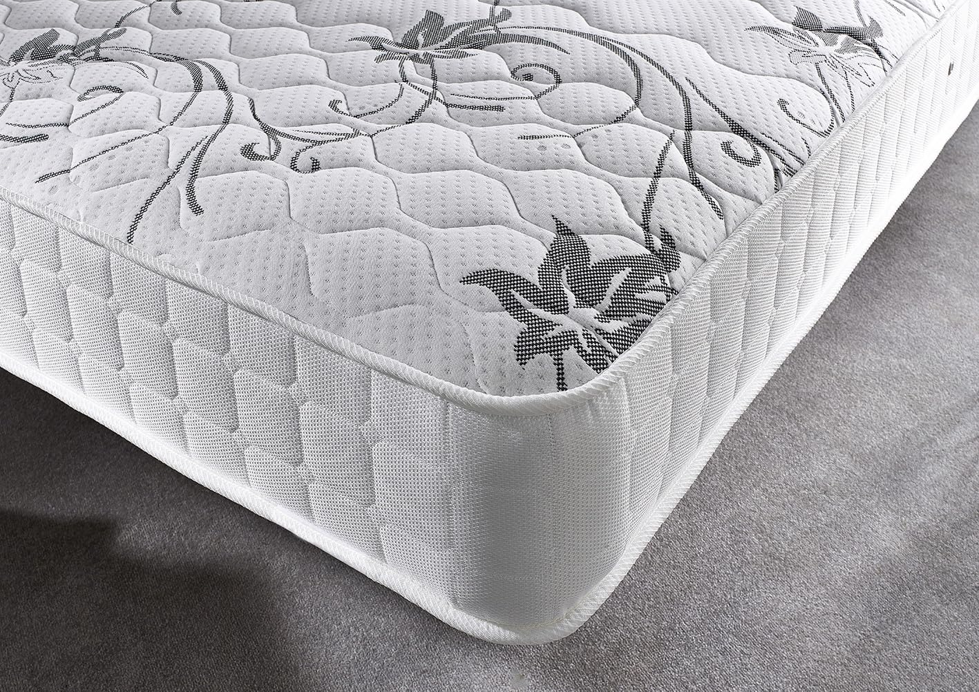 Somnior BedsBed Centre Small Single Azela Sprung Mattress with Memory Foam Rolled Mattress