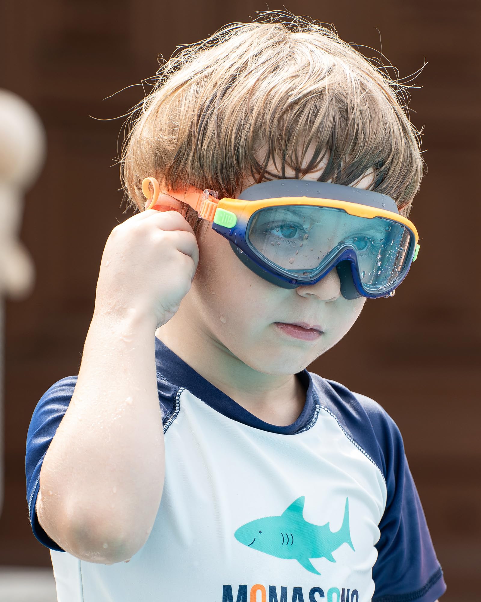Lunettes de natation pour enfants de 6 à 12 ans, large vision, protection UV anti-buée, pas de fuite, pour garçons et filles