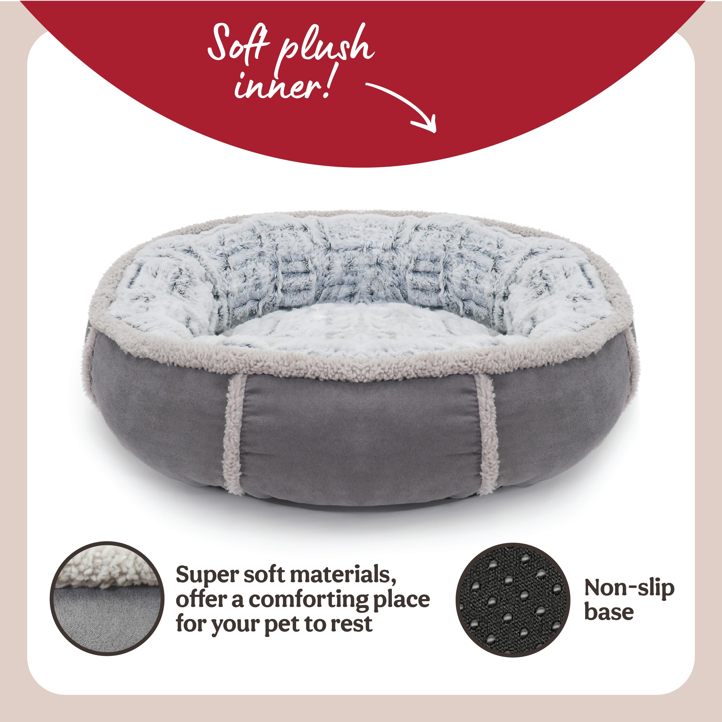 Rosewood, 40 Winks, Cuccia a Ciambella, in Peluche