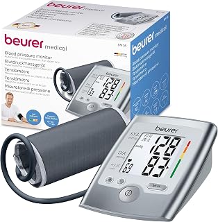 Beurer BM 35 Tensiómetro de brazo con indicador de riesgo y detección de arritmias, para circunferencias de brazo de 22-36 cm, mensaje en caso de errores de aplicación