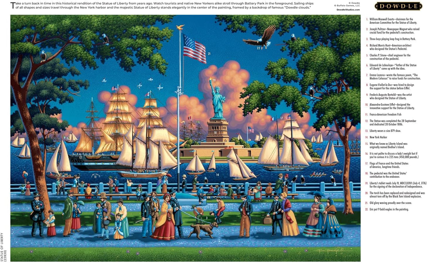 Eric Dowdle Statue of Liberty Puzzle - 300 Pieces -5