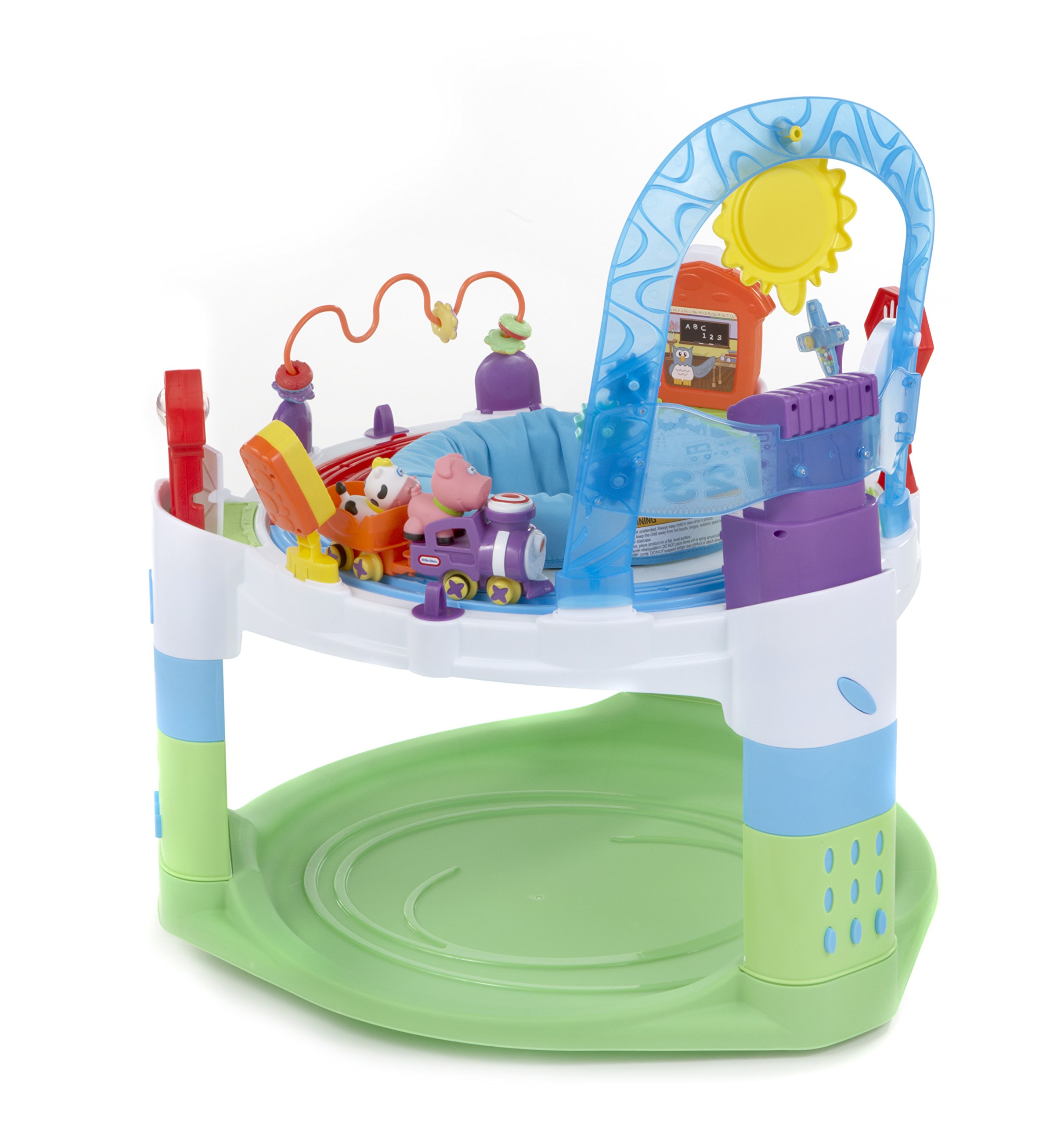 Little Tikes Table d'éveil - Contient un train & des animaux de la ferme - 12 activités, des jouets d'éveil, ajustable - Encourage les jeux imaginatifs et actifs, pour les enfants âgés de 6 à 36 mois