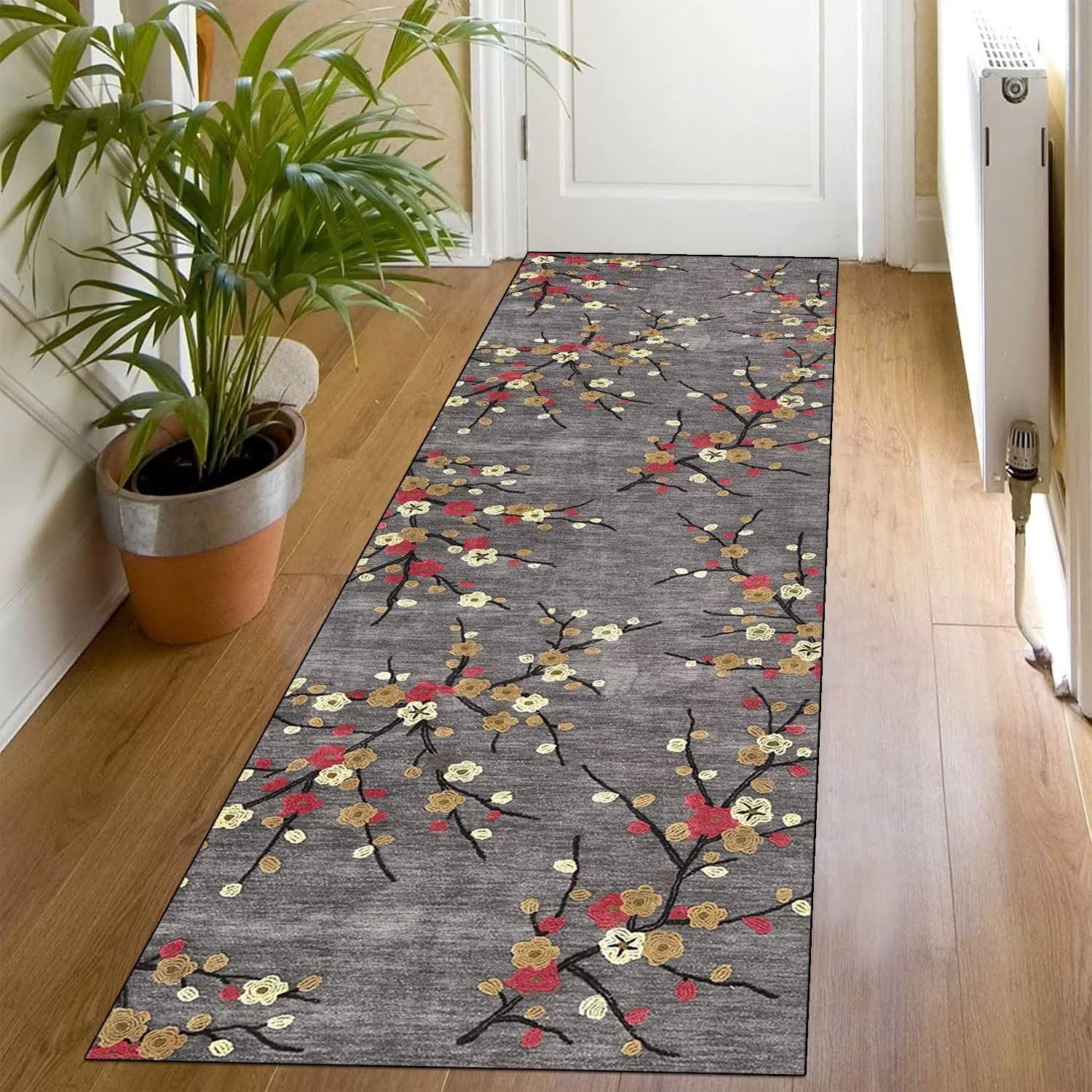 Tapis De Couloir Antidérapant & Lavable - 40x60 Cm En Polyester Doux - Moderne Et Personnalisable Pour Salon, Chambre, Cuisine