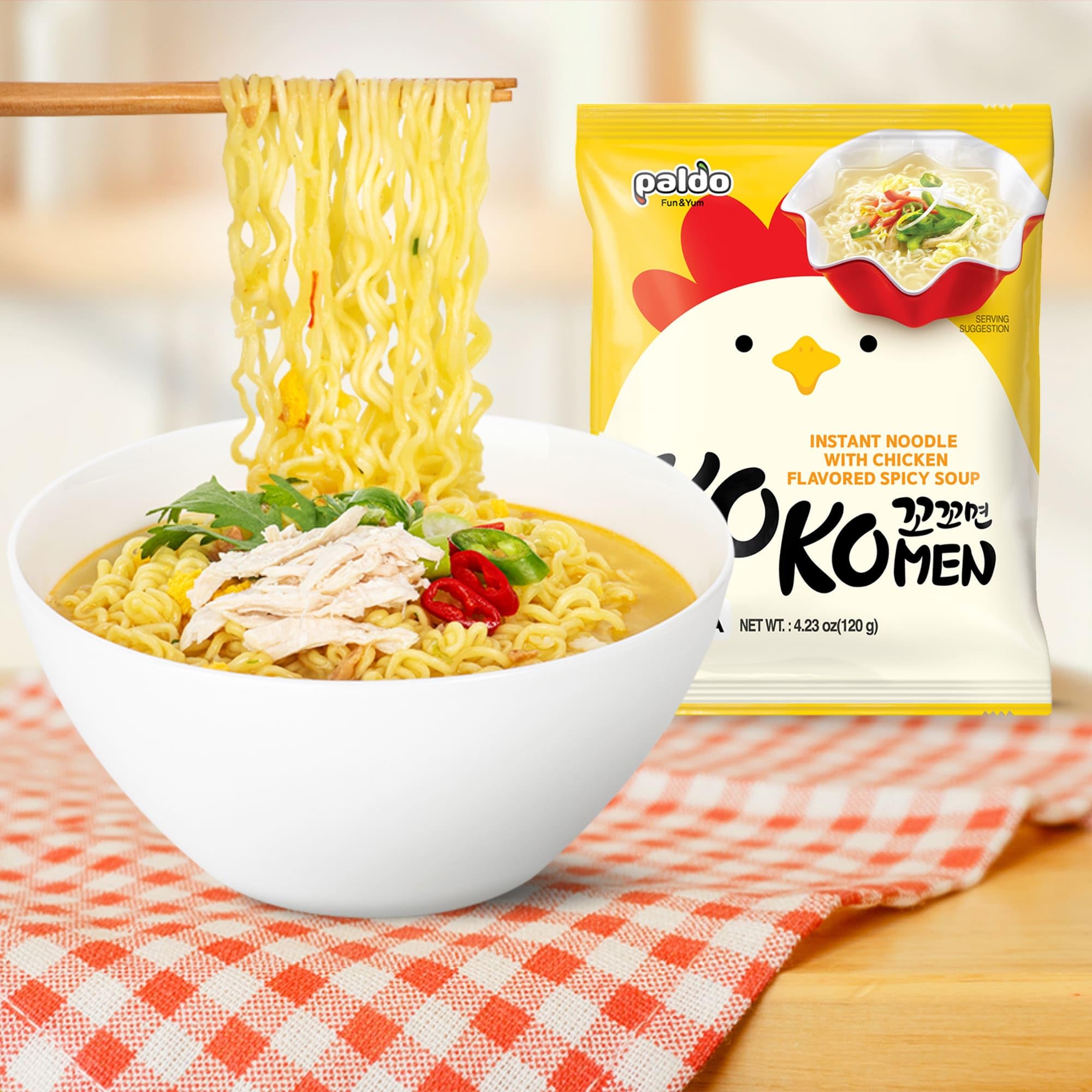 kko Kko Myun/Kko Kko Myeon (10pcs Chicken Noodle) - Korean Ramen