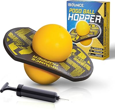 New Bounce Pogo Ball for Kids â€“ Trick Pogo Board for 7, 8, 9, 10 Year Old Boys, Outdoor Birthday Gifts - Pogo Balance Bounce Ball