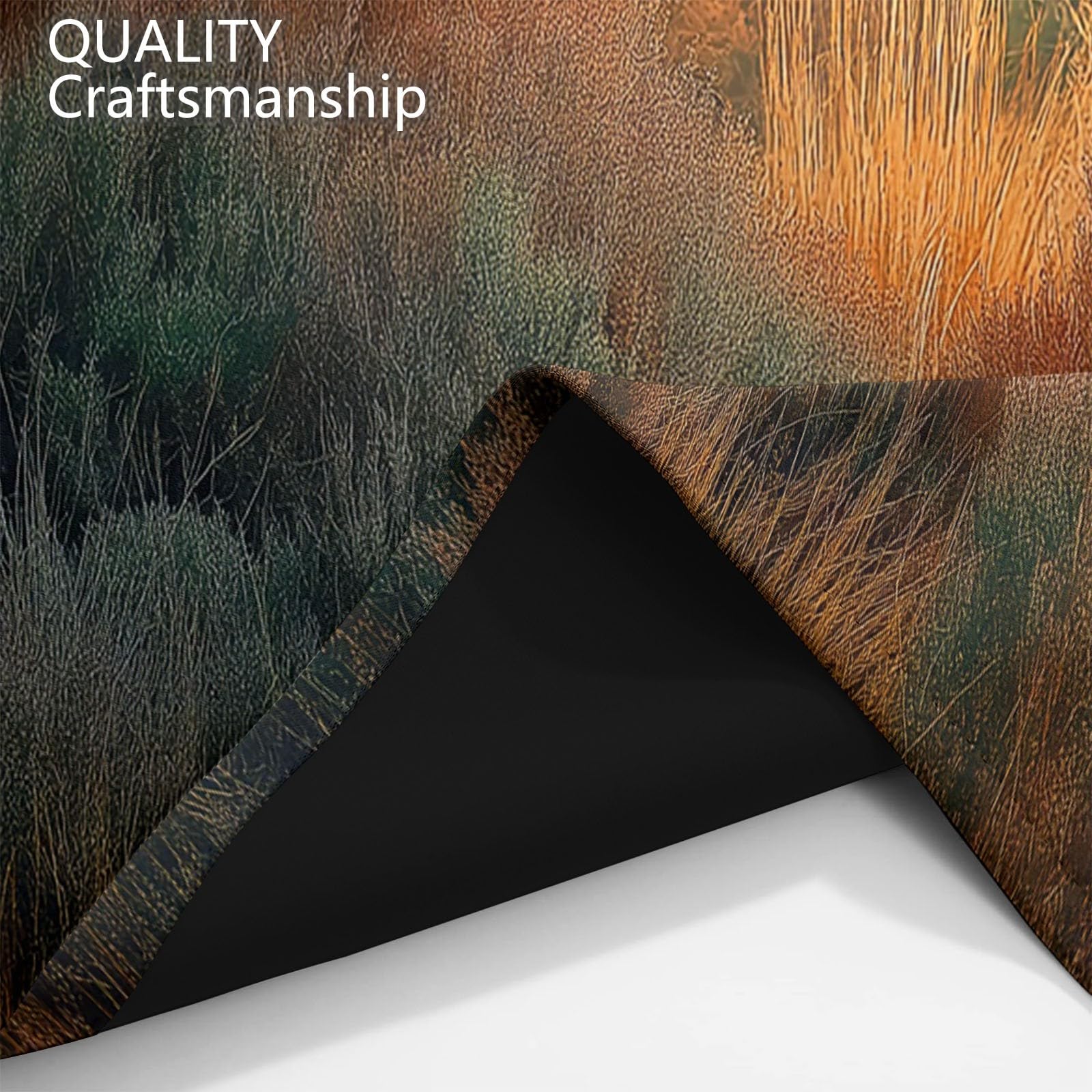 Blackout Vorhänge B200 x H178 cm Verdunkelungsvorhang mit Ösen, 3D-Druck Amerikanisches Ländliches Schottisches Vieh Vorhang Grau Weich Polyester Vorhänge für Wohnzimmer Schlafzimmer und Kinderzimmer