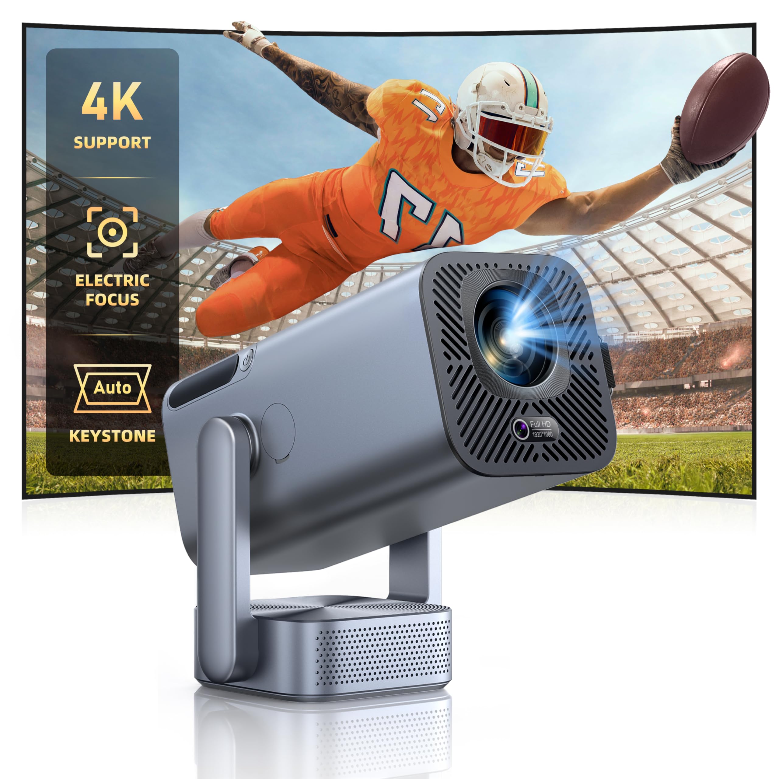 Amazon.com: Mini Projector with WiFi and Bluetooth, [600ANSI