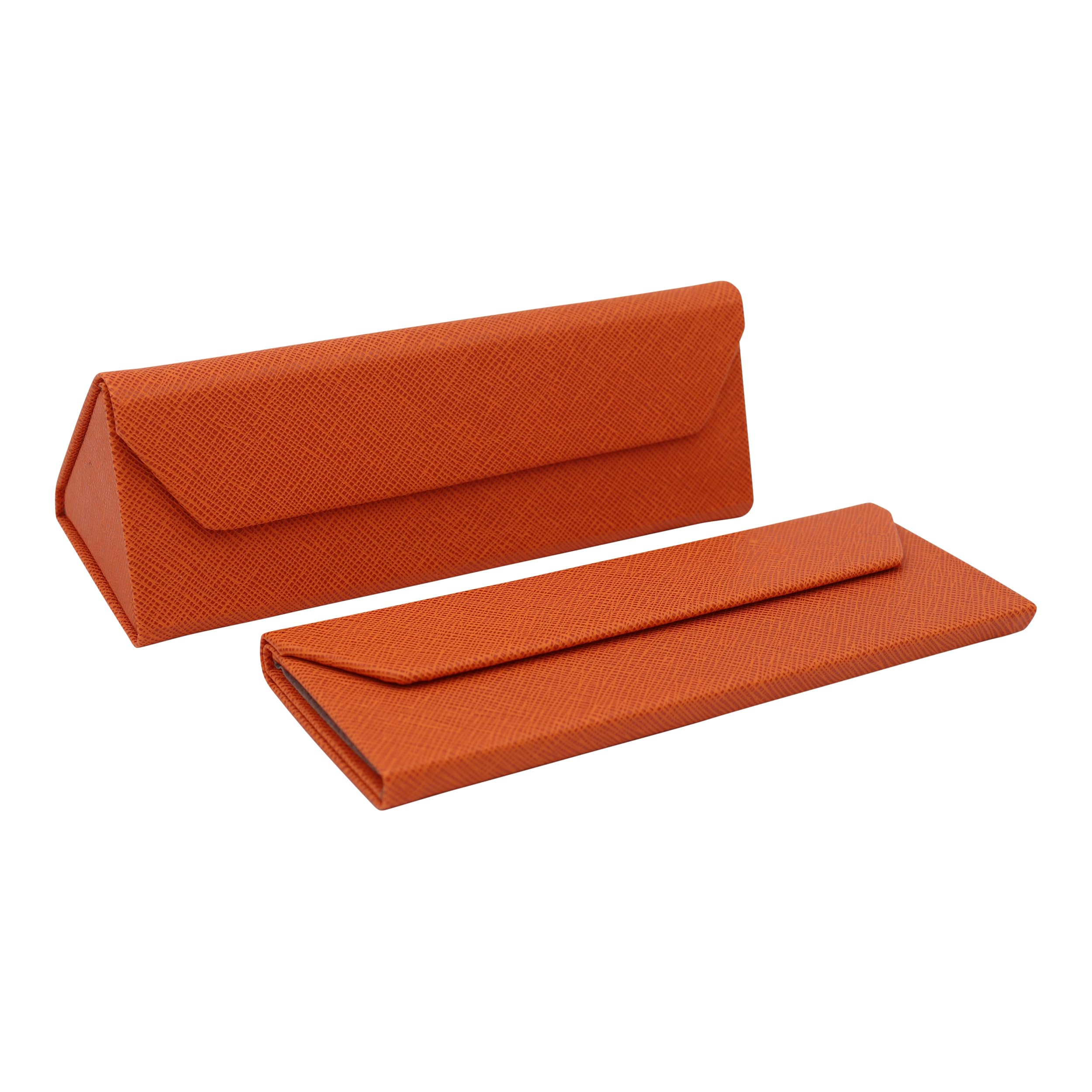 Real Sic Glasses Case for Men and Women - Magnetic Folding Hard Shell Sunglass Holder - Inspired by Solid Color
