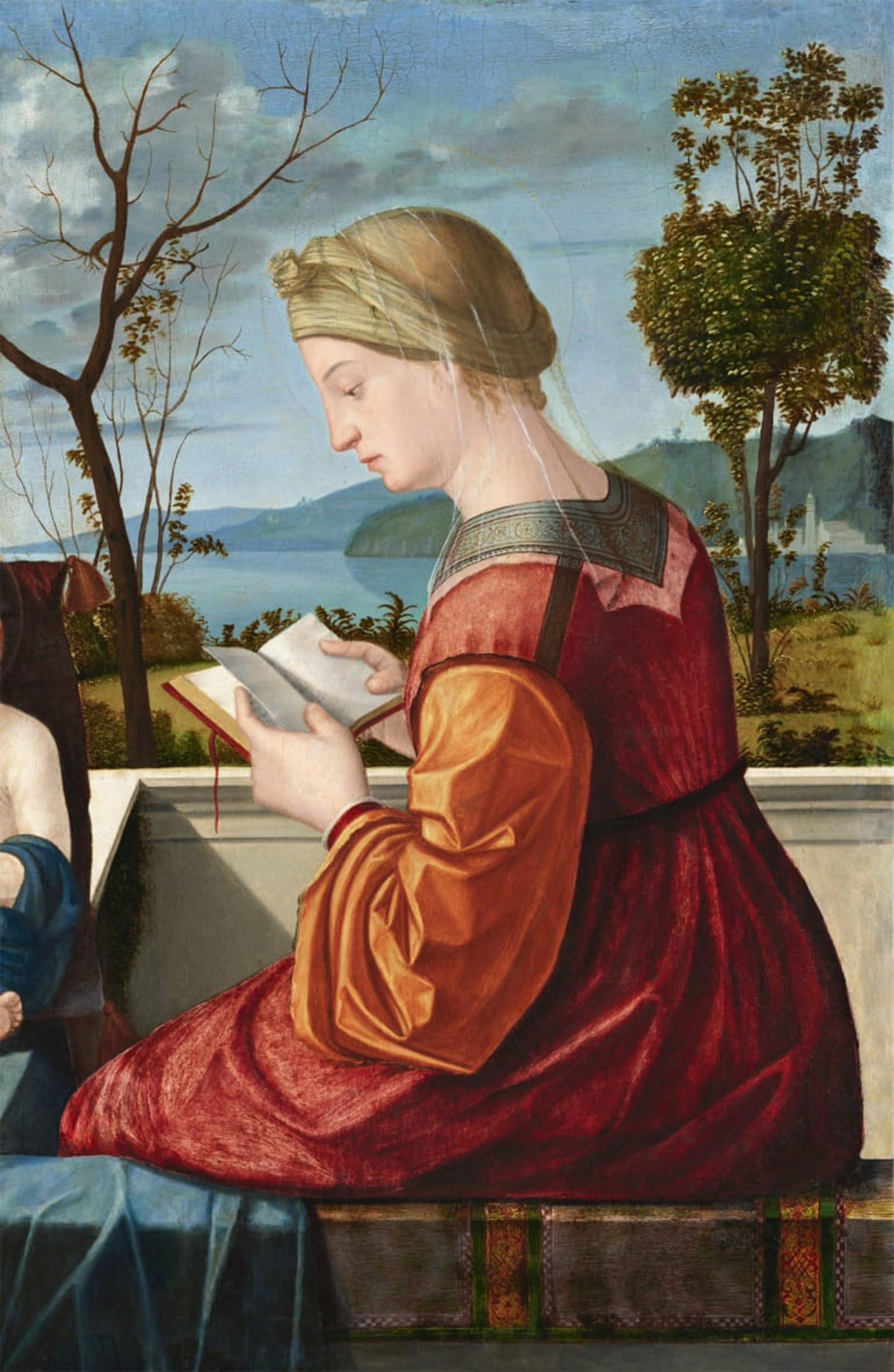 POSTERIIk Vintage Print Pop Art Landscape Artwork the Virgin Reading by Vittore Carpaccio Art Prints for Office Home Decor 60x90cm