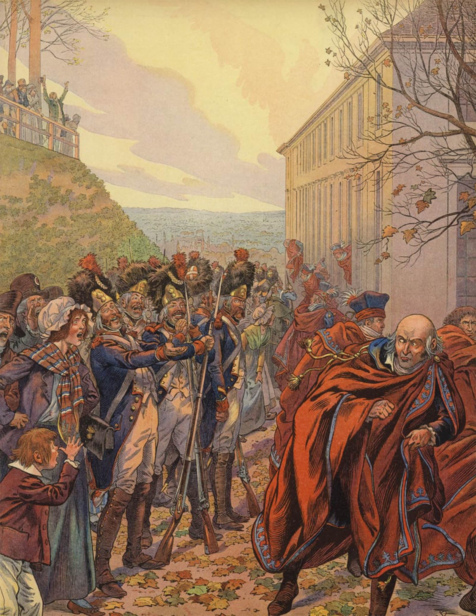 POSTERIIk Vintage Print Pop Art Landscape Artwork the Saint-cloud Orangery by Jacques Marie Gaston Onfray De Breville Art Prints for Office Home Decor 60x90cm