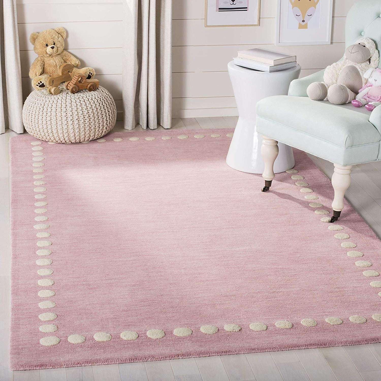 Handmade Modern Design Area Rug Carpet for Living Room, Bedroom & Hallway | Premium USA Export Quality Collection Pink | Size 2 × 6 ft Rectangular | Pink Colour Pack of 1-image-30