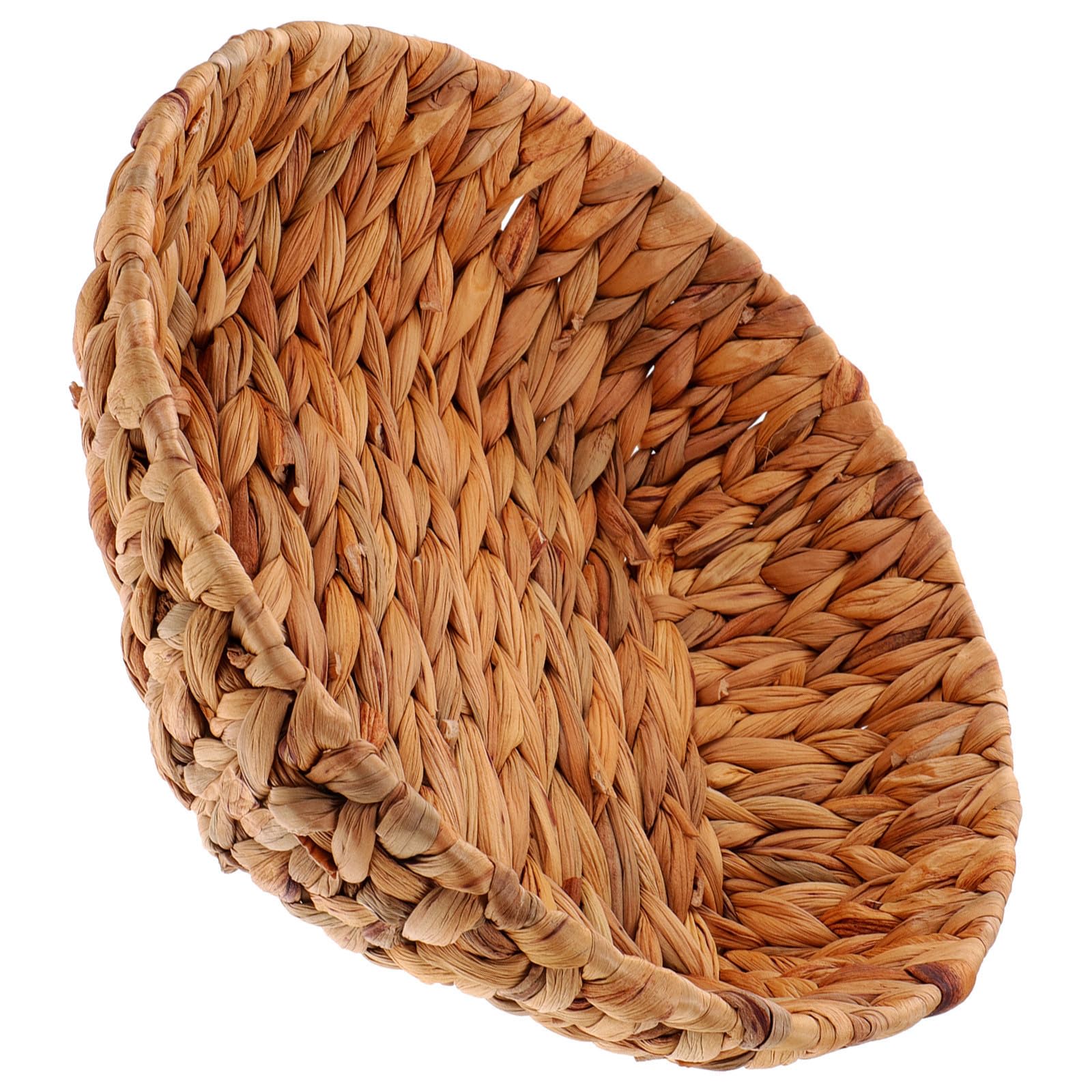 Cesta redonda TOMETURE de hierba seca, ideal para servir pan y frutas en tu mesa