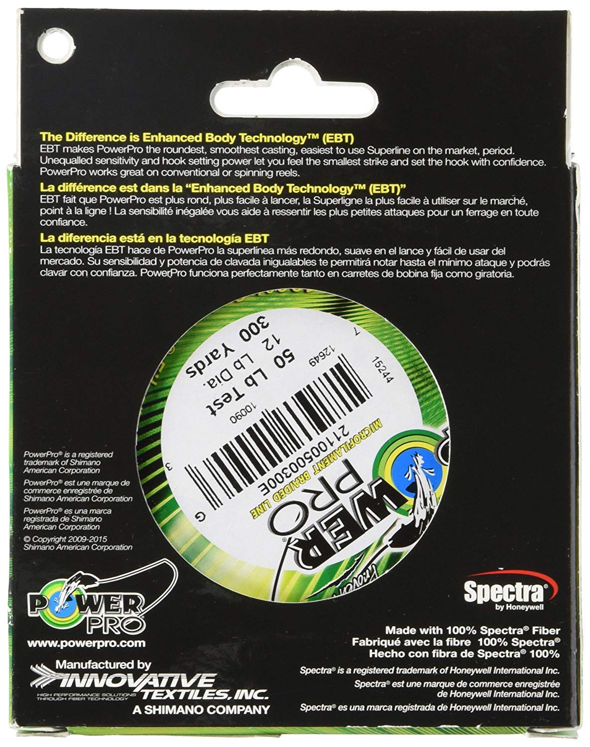 PowerPro Microfilament Braided Fishing Line, 300 Yard 30 LB