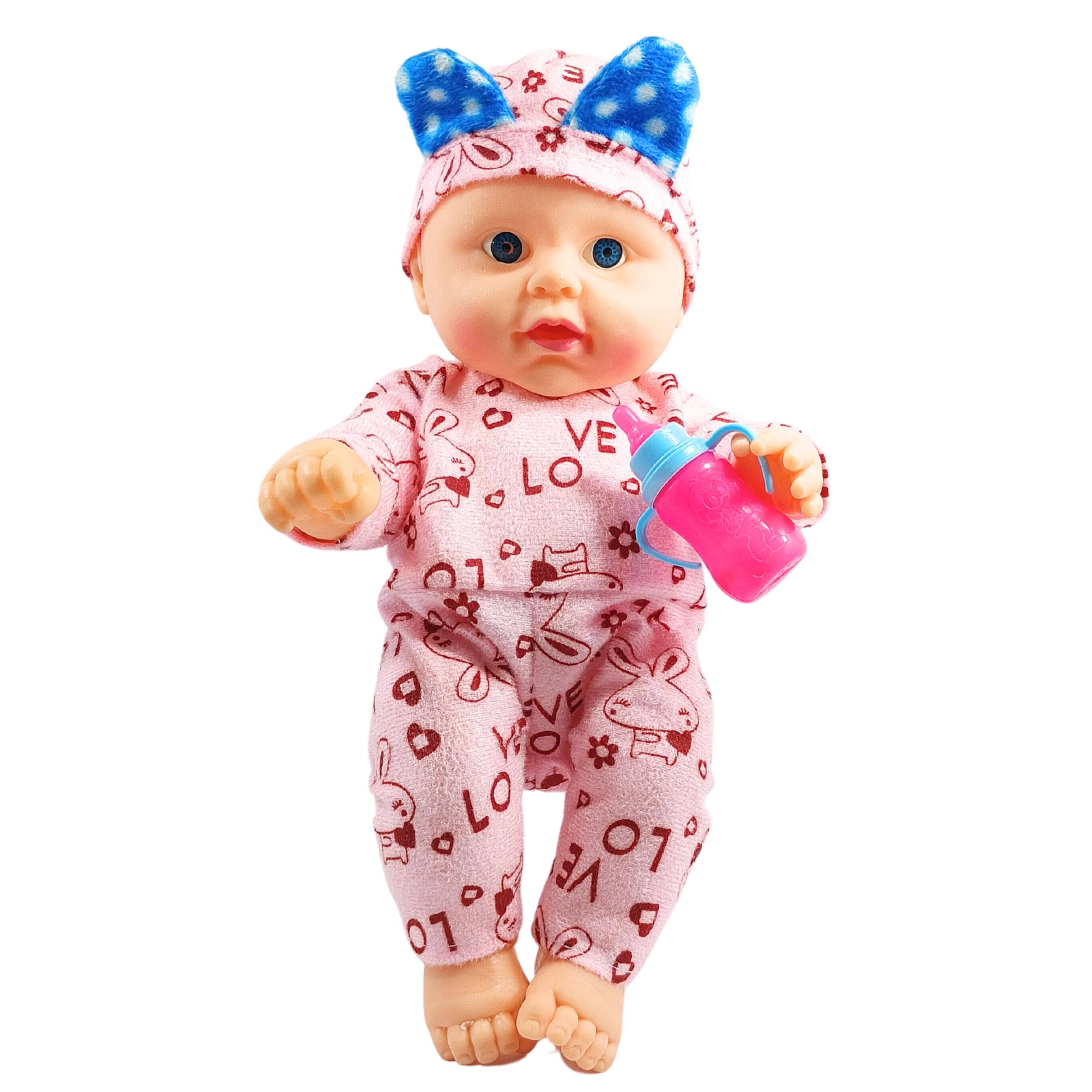 Ladli® Cute Soft Body Toy for Kids (Head, Arms & Legs Moveable) Realistic Newborn Baby Doll with Feeding Toy for Kids and Gift for Kids (B0DGLMR1KW) Amazon Price History, Amazon Price Tracker