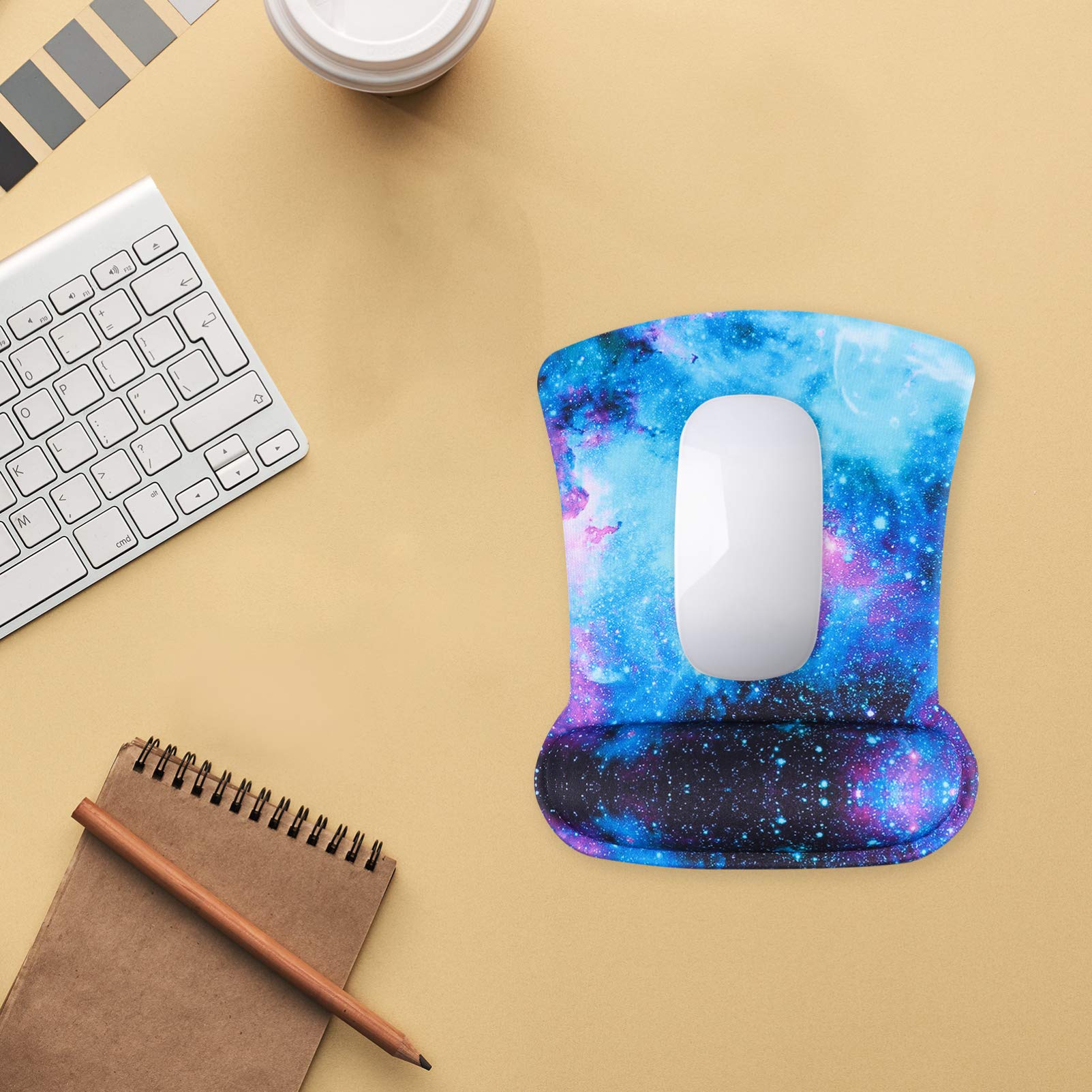 Mauspad Mit Handgelenkauflage Rutschfestes Ergonomisches Design Für Bequemen Gebrauch Am Schreibtisch