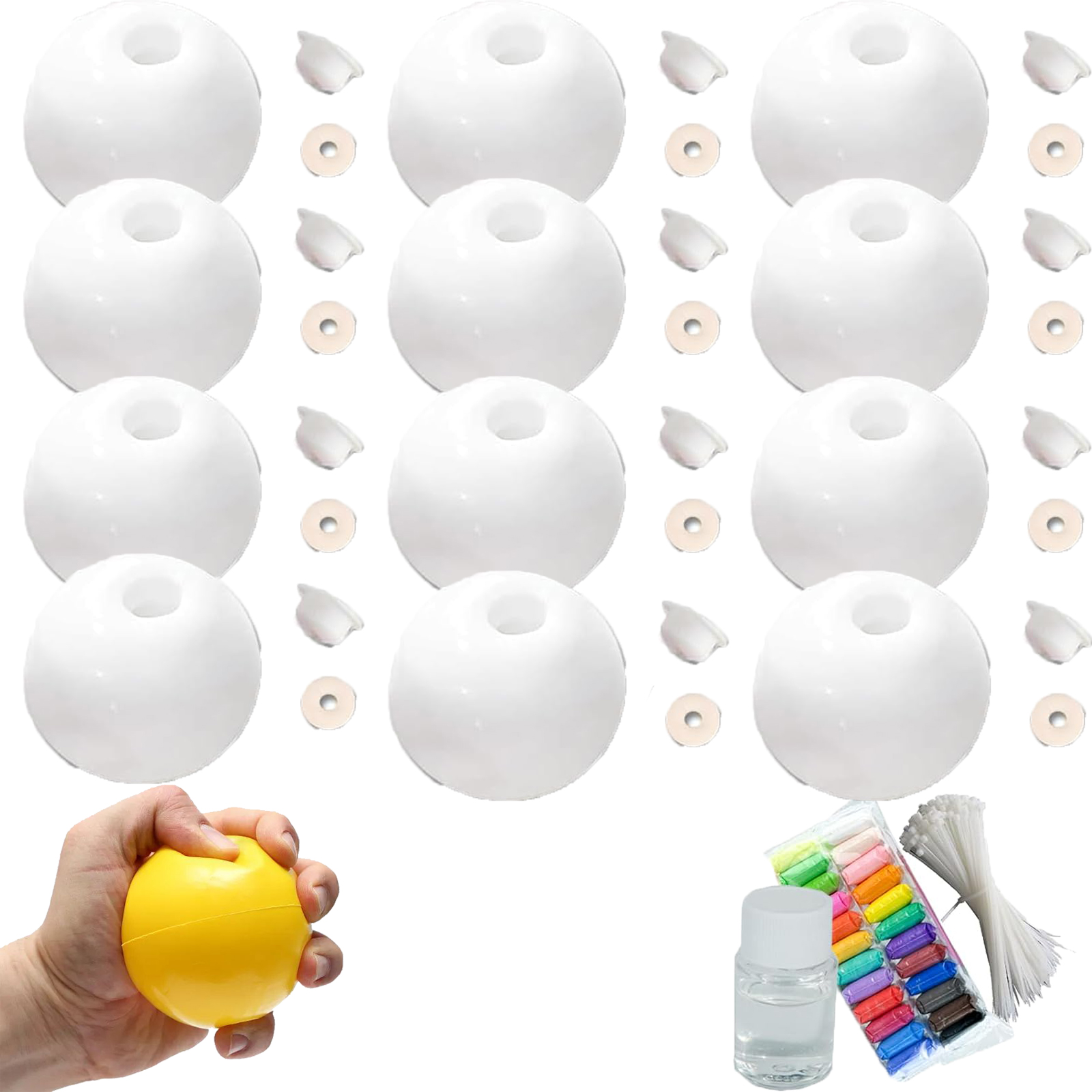 Kit De Bricolage pour Balles Anti-Stress Vides Milky Blank Skins, Fabrique A Squishy, Kit Squishy, Kits De Bricolage pour Balles Anti-Stress, Adapté Aux Amateurs D'Artisanat Et comme Cadeau Kit De Bricolage pour Balles Anti-Stress Vides Milky Blank Skins, Fabrique A Squishy, Kit Squishy, Kits De Bricolage pour Balles Anti-Stress, Adapté Aux Amateurs D'Artisanat Et comme Cadeau