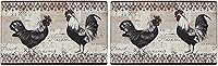 Vista 5 de Achim Home Decor - Tapete antifatiga para suelo, 18 x 30 pulgadas, diseño de gallo, impermeable, antideslizante, fácil de limpiar, tapete acolchado