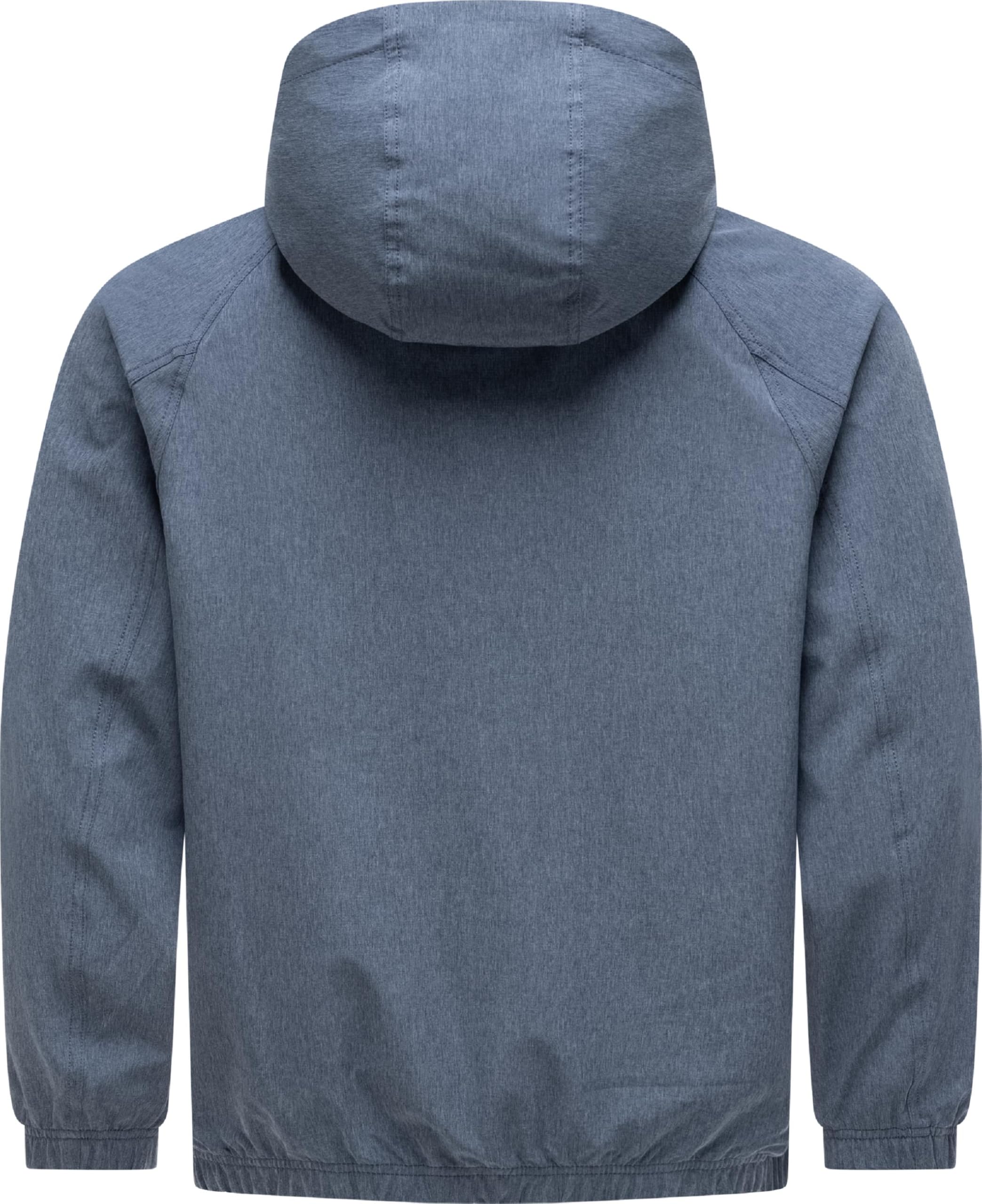 Ragwear Męska lekka kurtka przejściowa krótka kurtka z regulowanym kapturem Roog A Navy rozm. M