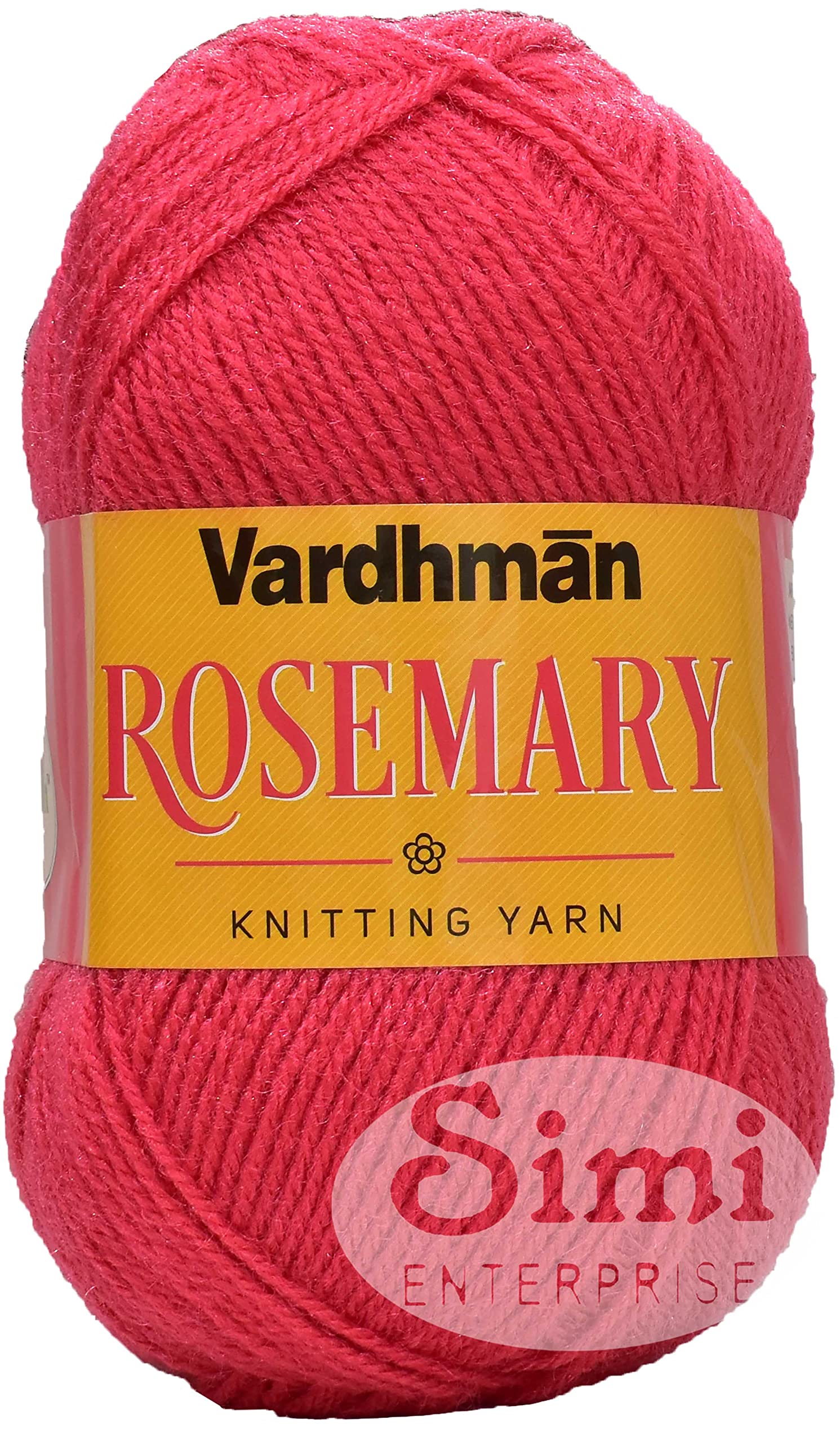 SIMI ENTERPRISEVARDHMAN Rosemary Coral 200 GMS Wool Ball Hand Knitting Wool/Art Craft Soft Fingering Crochet Hook Yarn, Needle Knitting Yarn Thread Dyed-MK Art-FHB