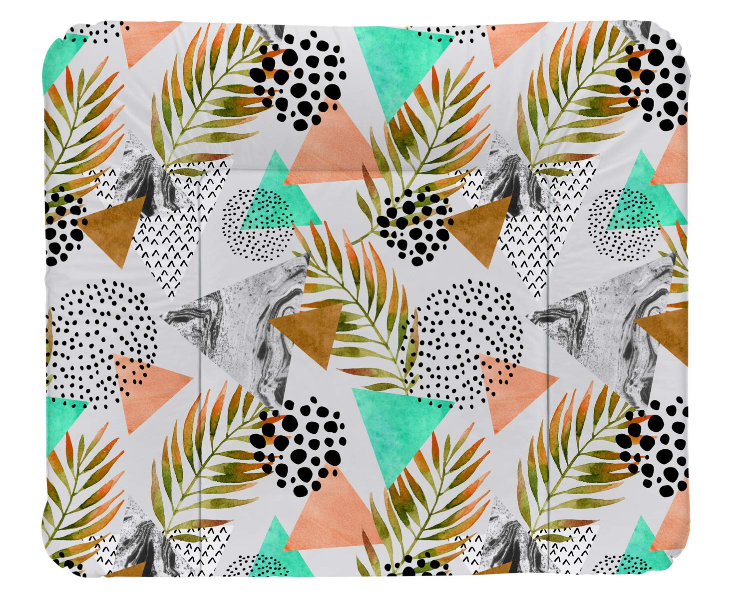 Rotho Babydesign Wickelauflage Modern Paradise, Ab 0 Monate, TOP, 85 x 72, Bunt, 20062 0001 CZ