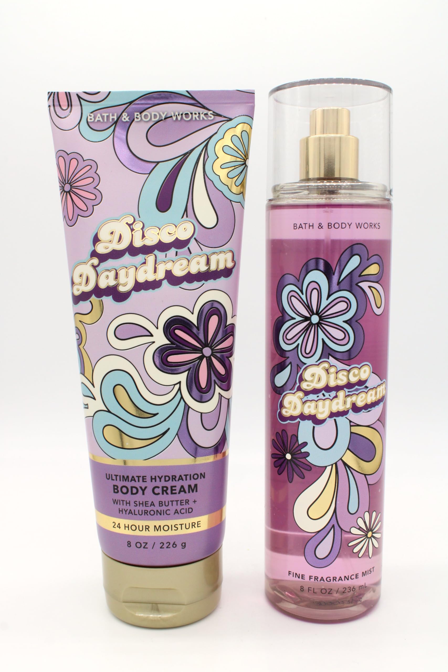 Generic Disco Daydream, Bath and Body, Fine Fragrance Mist and Body Cream Bundle Set