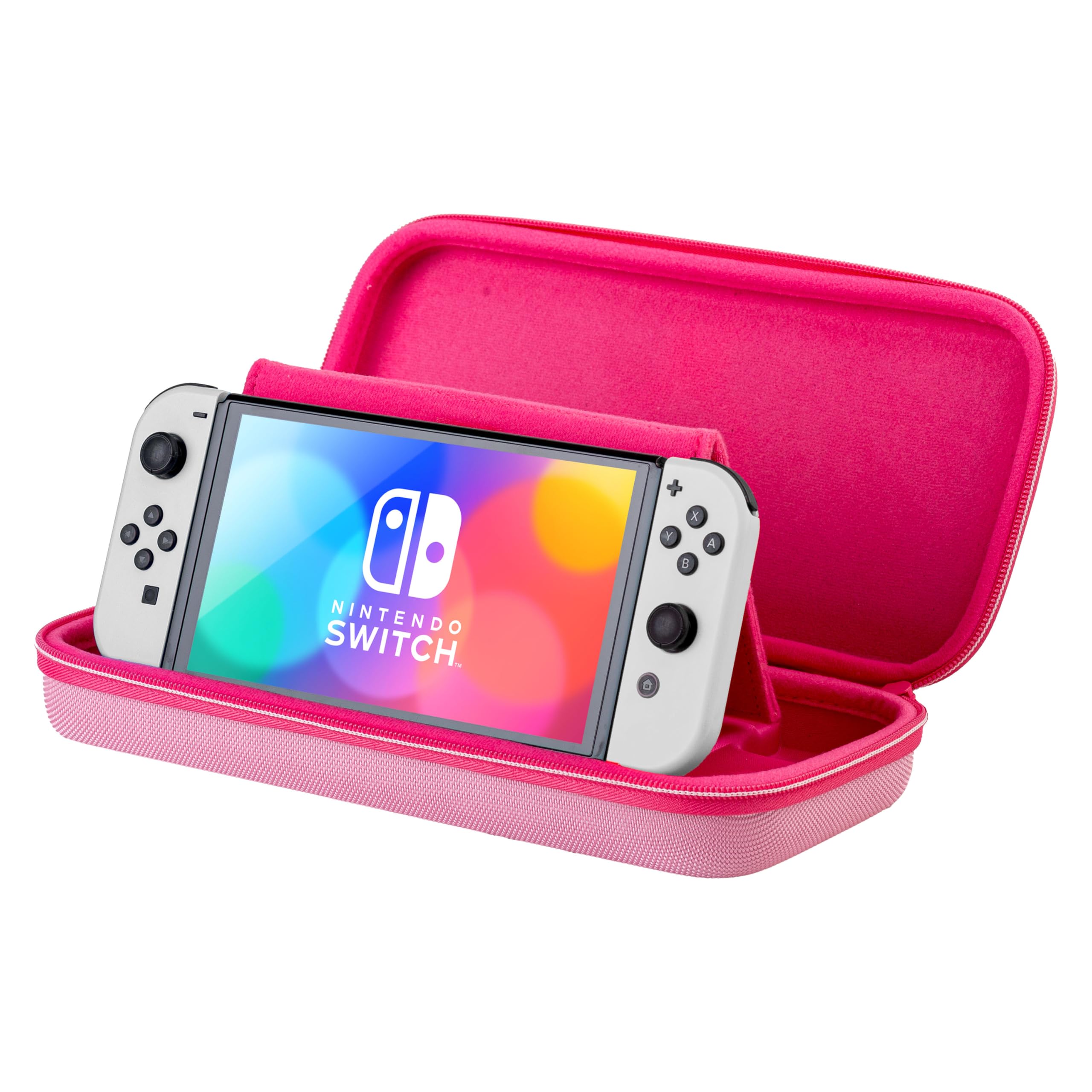 R.D.S. INDUSTRIES, INC. - Game Traveler licencjonowana luksusowa walizka podróżna do Nintendo Switch, Nintendo Switch 2, OLED, Princess Peach (PP12)