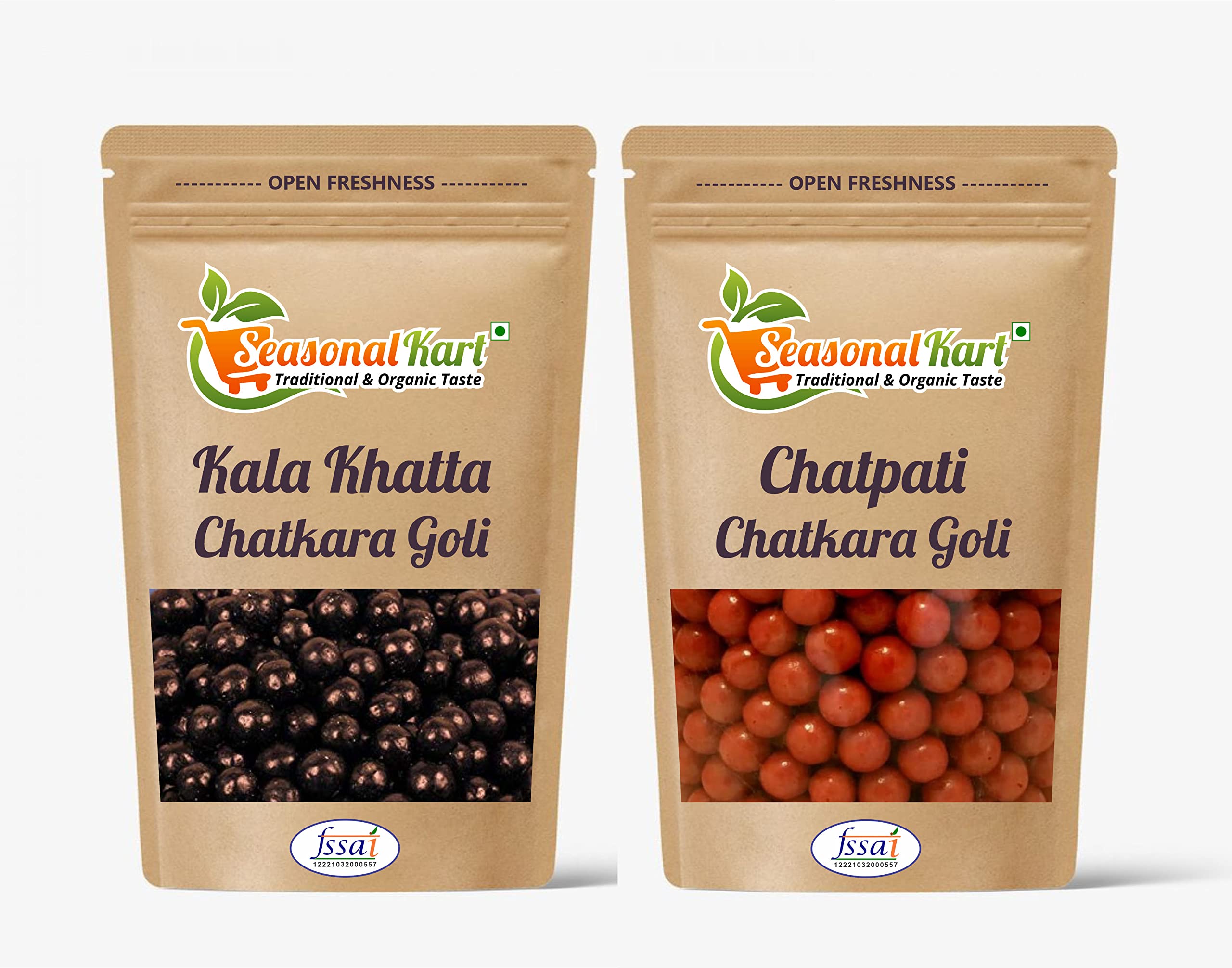 Seasonal Kart Combo of Homemade Chatpati Chatkara goli and Kala Khatta Chatkara Goli |100 Grams Each| Total Weight 200 Grams| mukhwas Digestive goli Mouth freshener |Khatti Meethi| Mouth Freshener (B0BG8XFRBT) Amazon Price History, Amazon Price Tracker