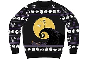 Disney The Nightmare Before Christmas Winter Holiday Christmas Sweater Licensed