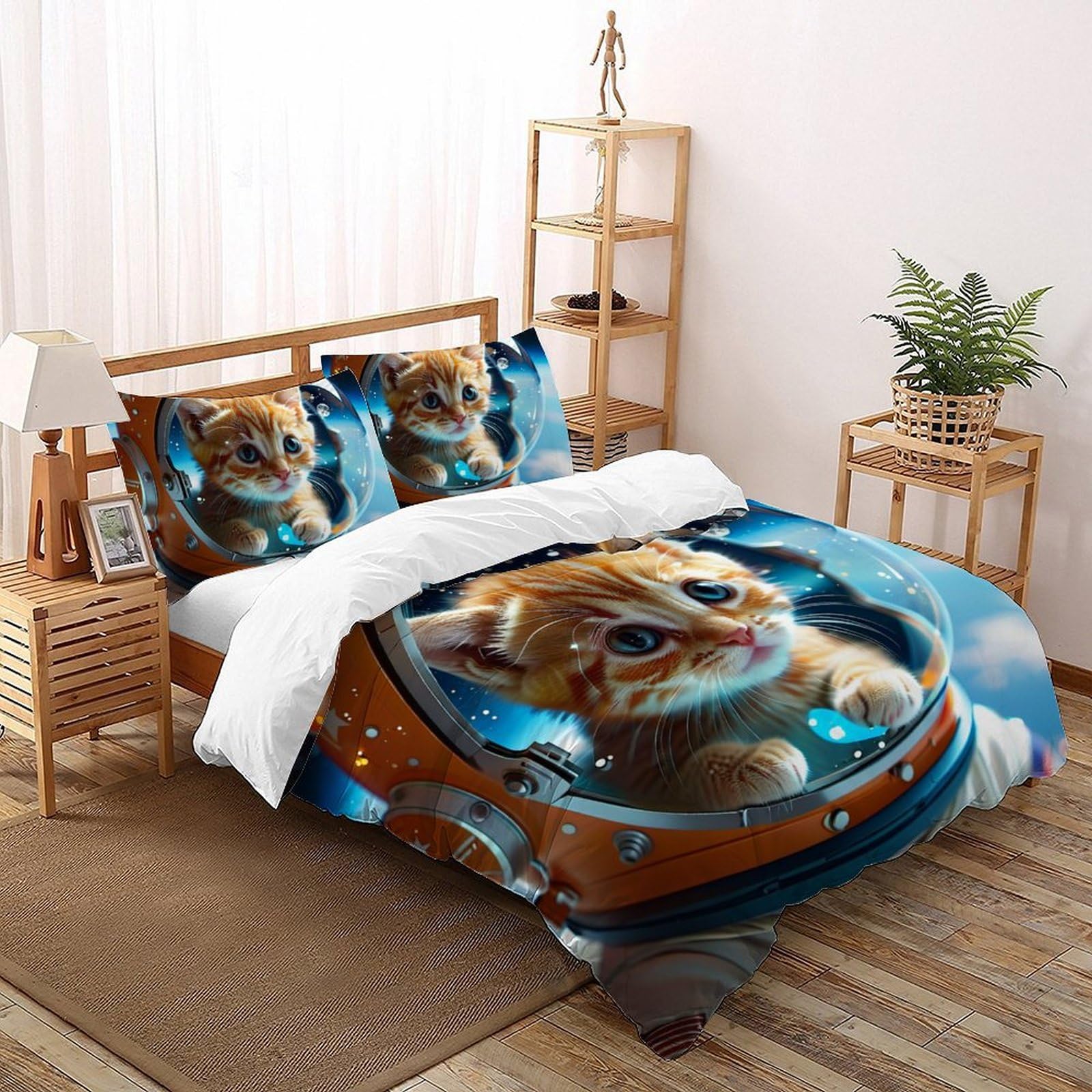 Parure housse de couette enfant 3D pour décorer une chambre de lit simple